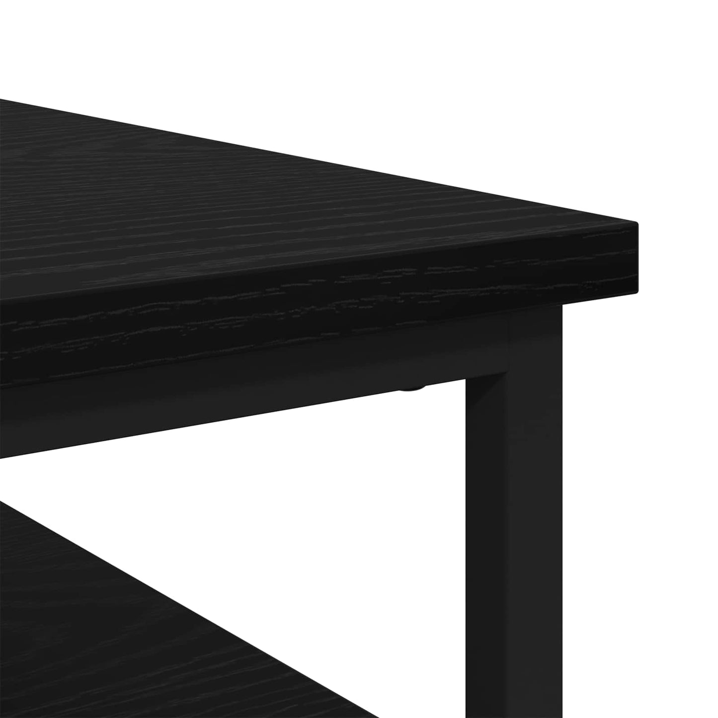Nachttisch 2 Stk. Schwarz Eichen-Optik 40 x 42 x 60cm