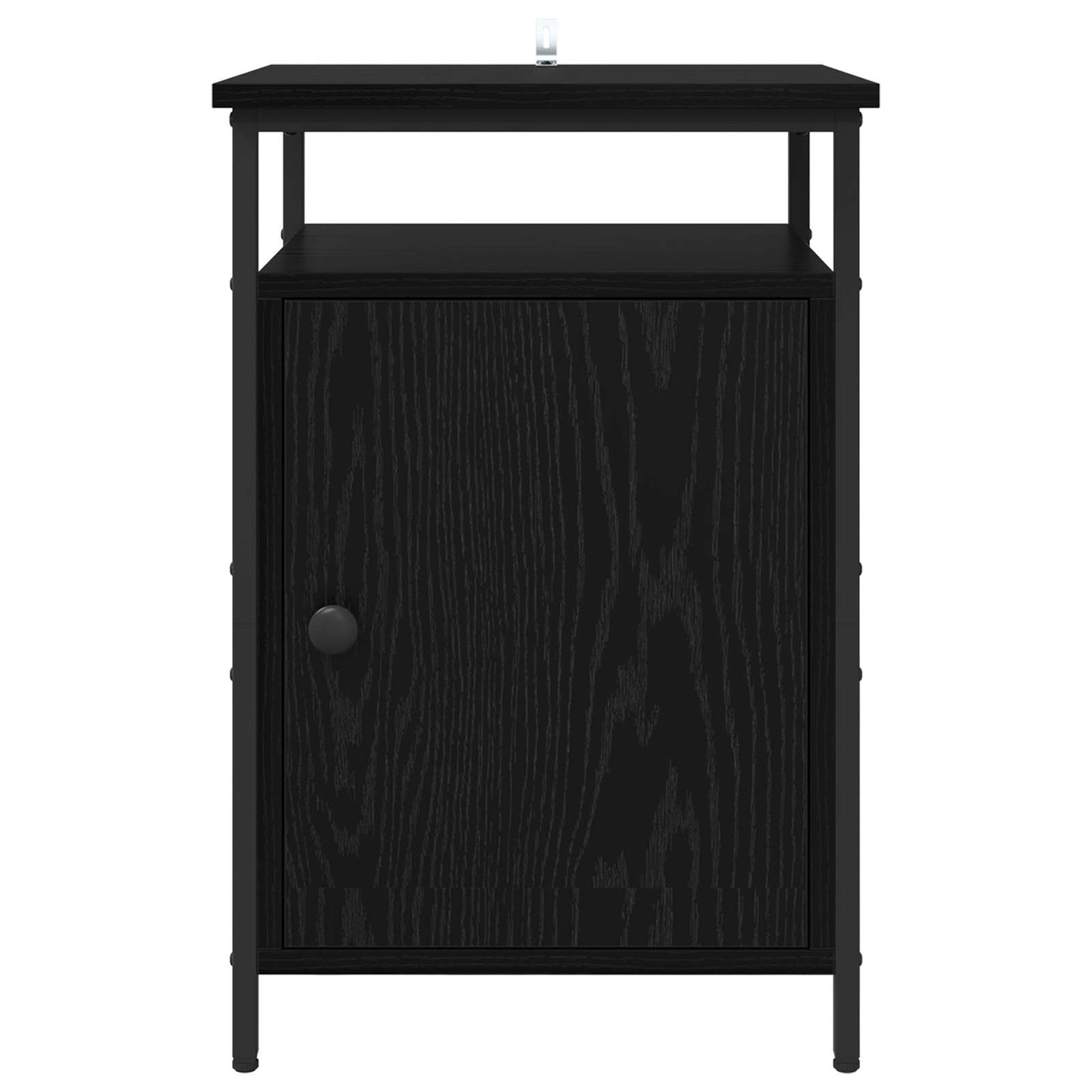 Nachttisch 2 Stk. Schwarz Eichen-Optik 40 x 42 x 60cm
