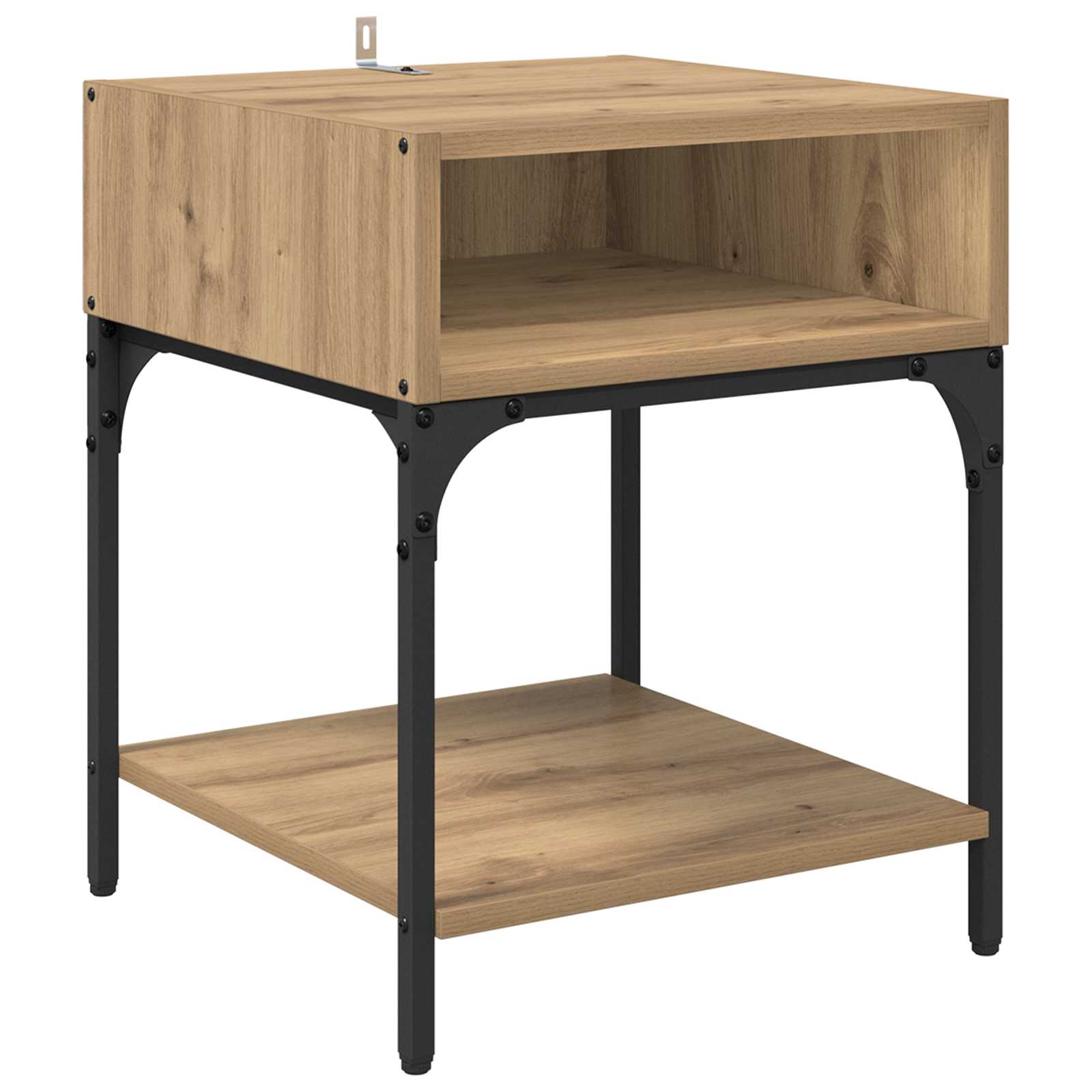 Nachttisch 2 stk. Artisan-Eiche 40 x 40 x 50 cm Holzwerkstoff
