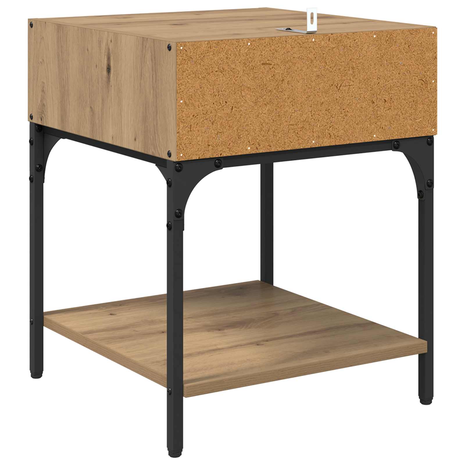 Nachttisch 2 stk. Artisan-Eiche 40 x 40 x 50 cm Holzwerkstoff