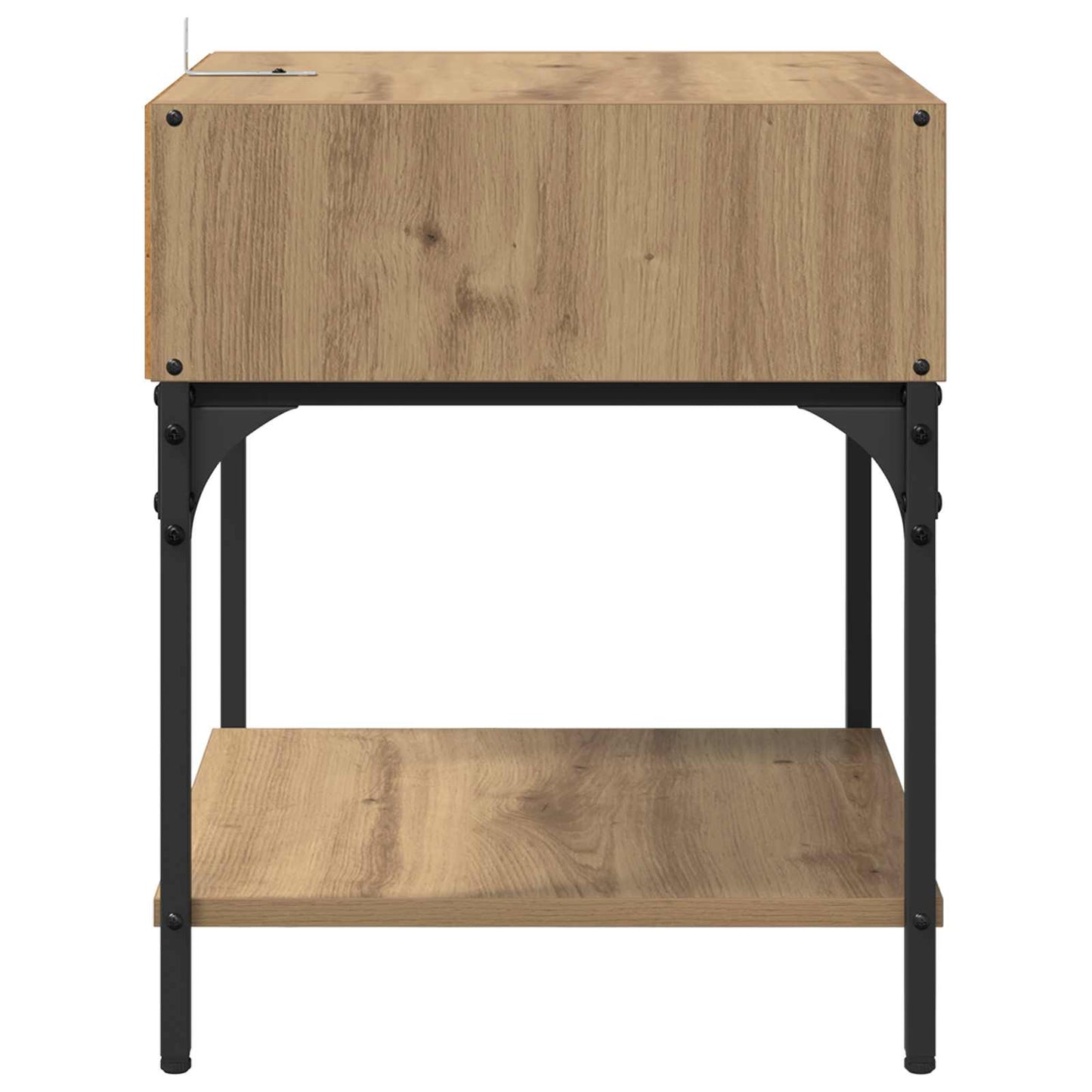 Nachttisch 2 stk. Artisan-Eiche 40 x 40 x 50 cm Holzwerkstoff