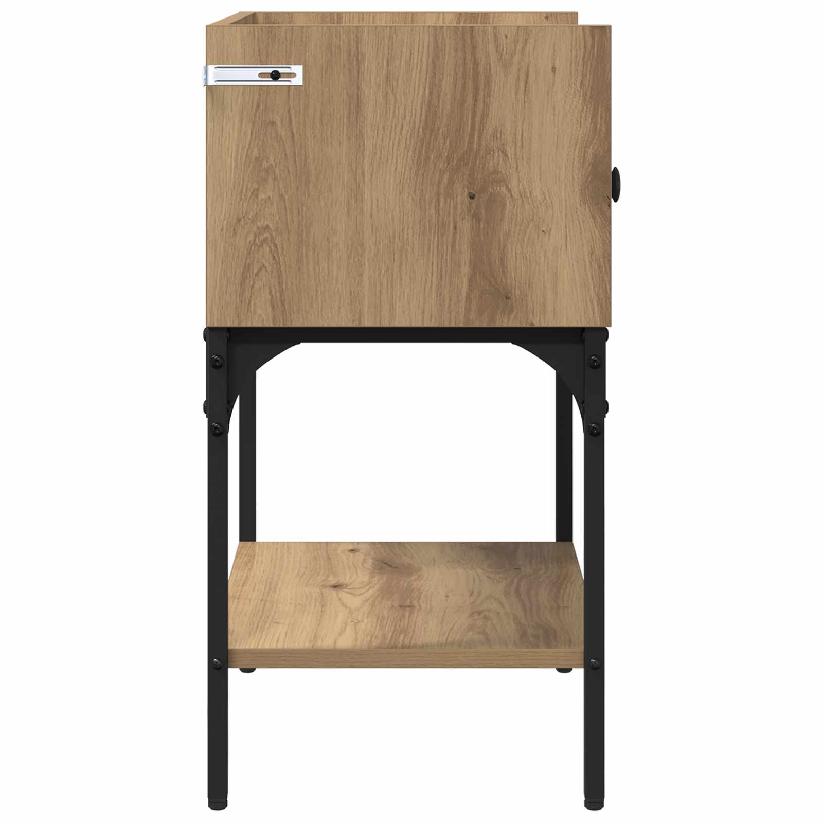 Nachttisch 2 Stk. Artisan-Eiche 40 x 29 x 60 cm Holzwerkstoff