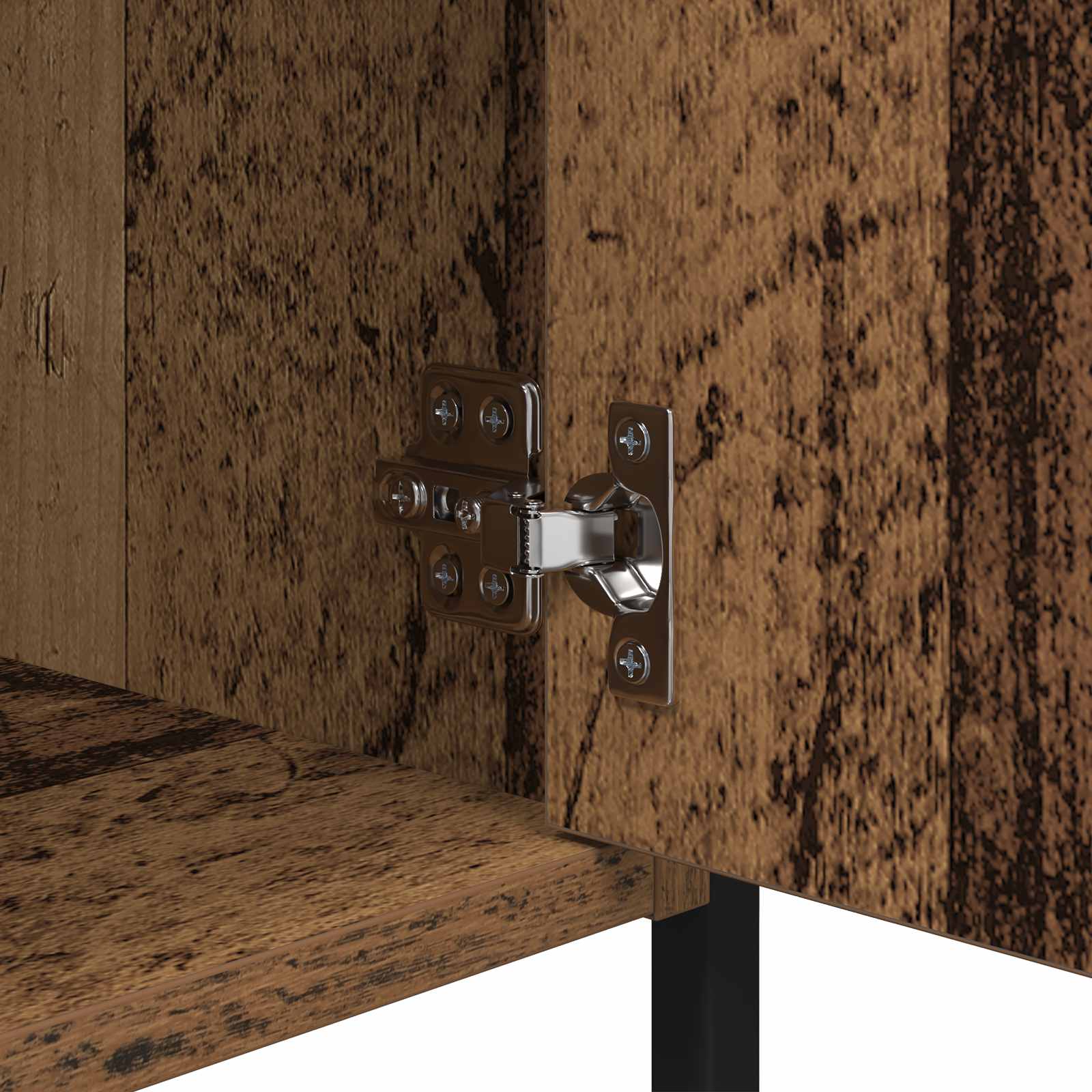Nachttisch 2 Stk. Altholz 40 x 42 x 60 cm Holzwerkstoff