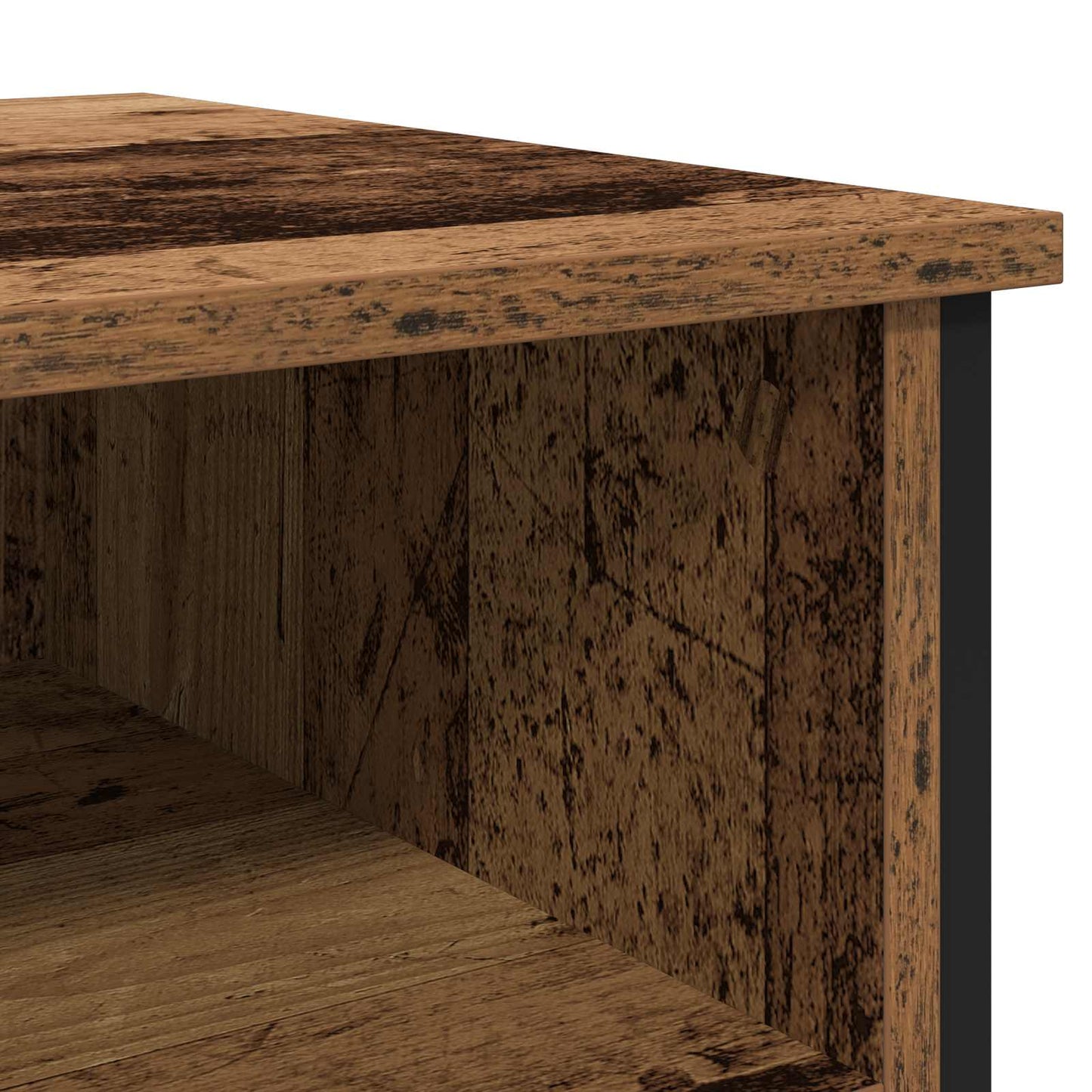 Nachttisch 2 Stk. Altholz 40 x 42 x 60 cm Holzwerkstoff