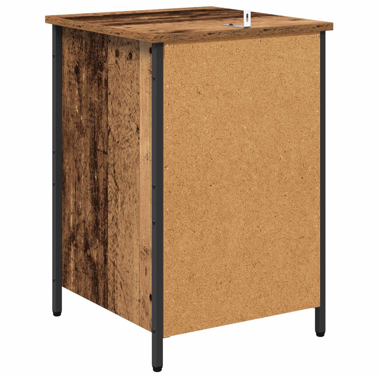 Nachttisch 2 Stk. Altholz 40 x 42 x 60 cm Holzwerkstoff