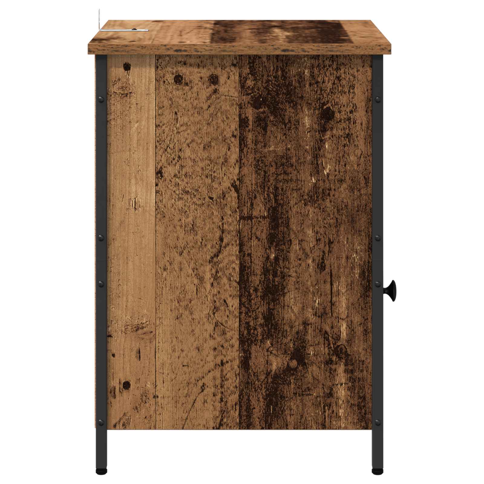Nachttisch 2 Stk. Altholz 40 x 42 x 60 cm Holzwerkstoff