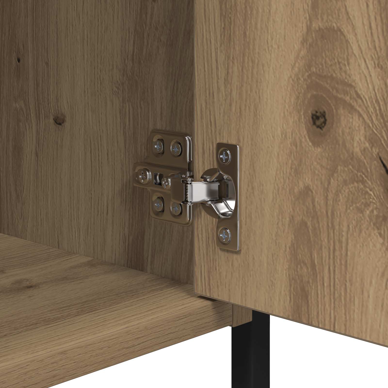 Nachttisch 2 Stk. Artisan-Eiche 40 x 42 x 60 cm Holzwerkstoff