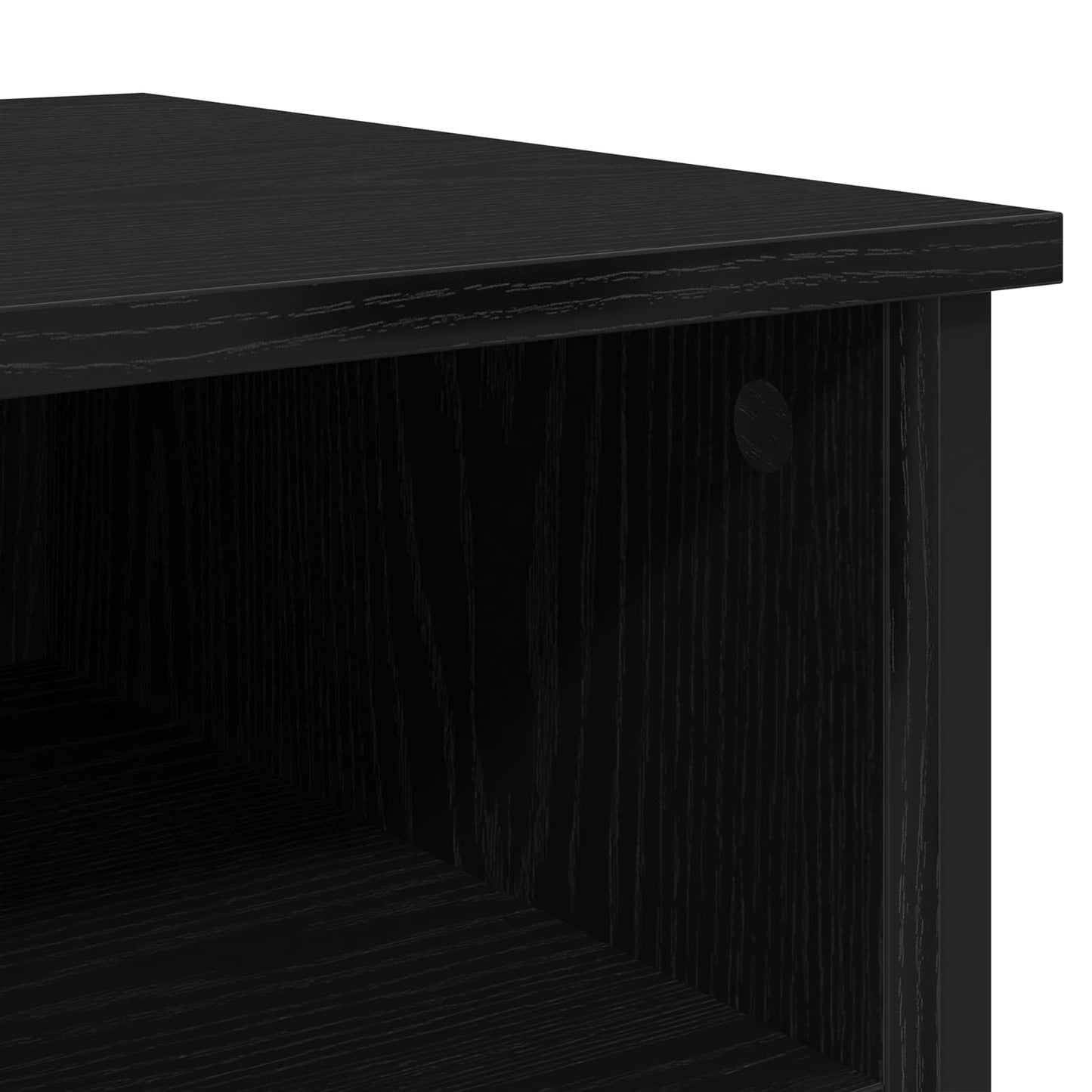 Nachttisch 2 Stk. Schwarz Eichen-Optik 40 x 42 x 60 cm