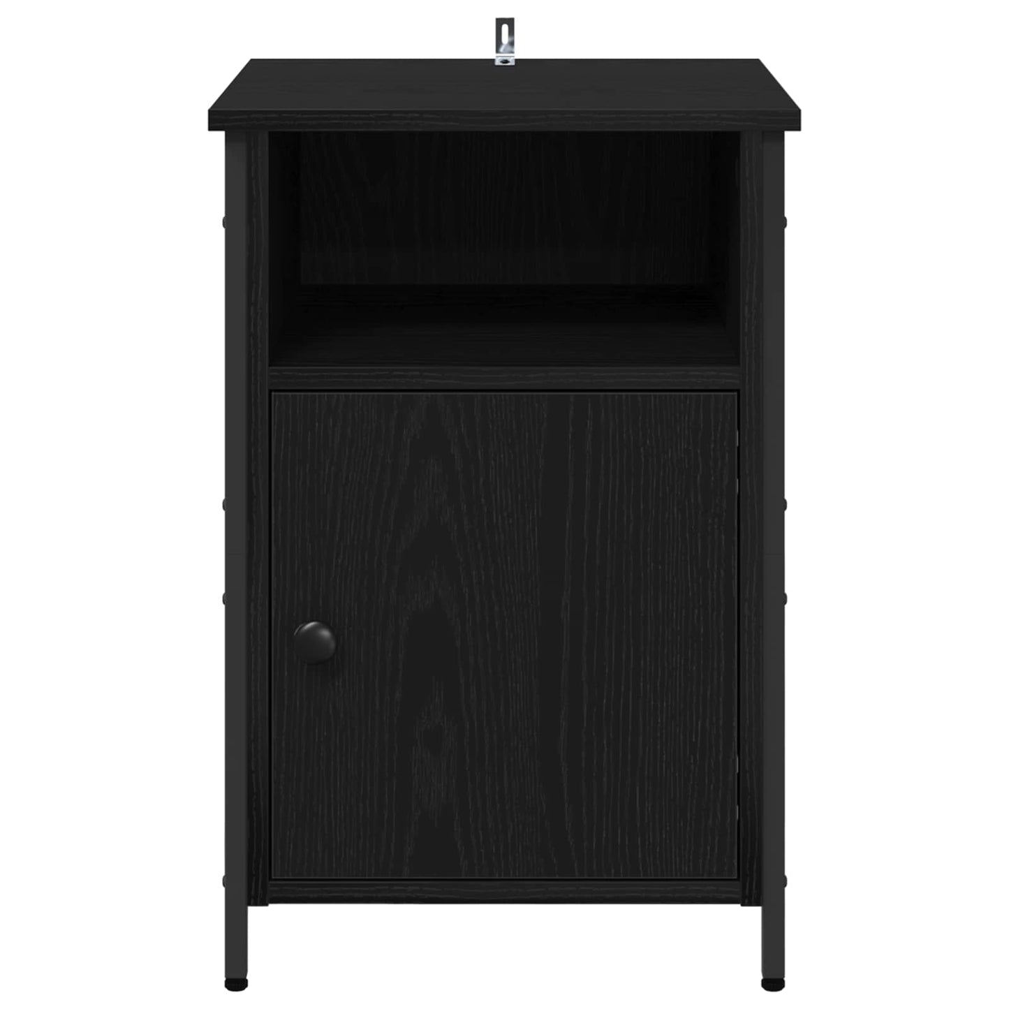Nachttisch 2 Stk. Schwarz Eichen-Optik 40 x 42 x 60 cm