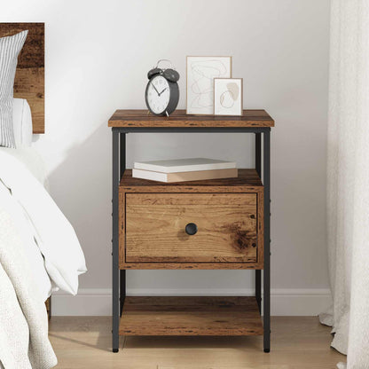 Nachttisch Altholz 40 x 42 x 56 cm Holzwerkstoff