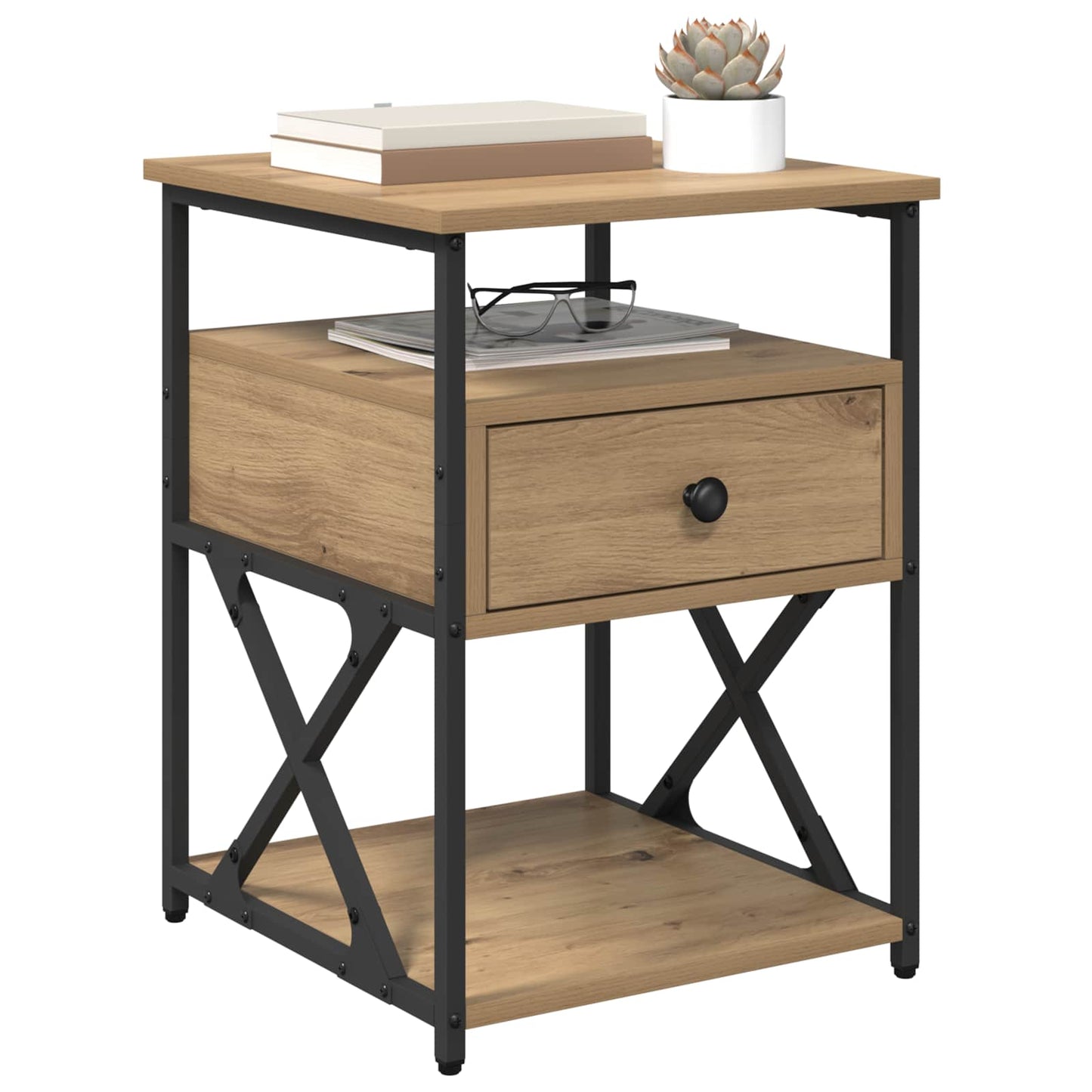 Nachttisch Artisan-Eiche 40 x 42 x 55 cm Holzwerkstoff