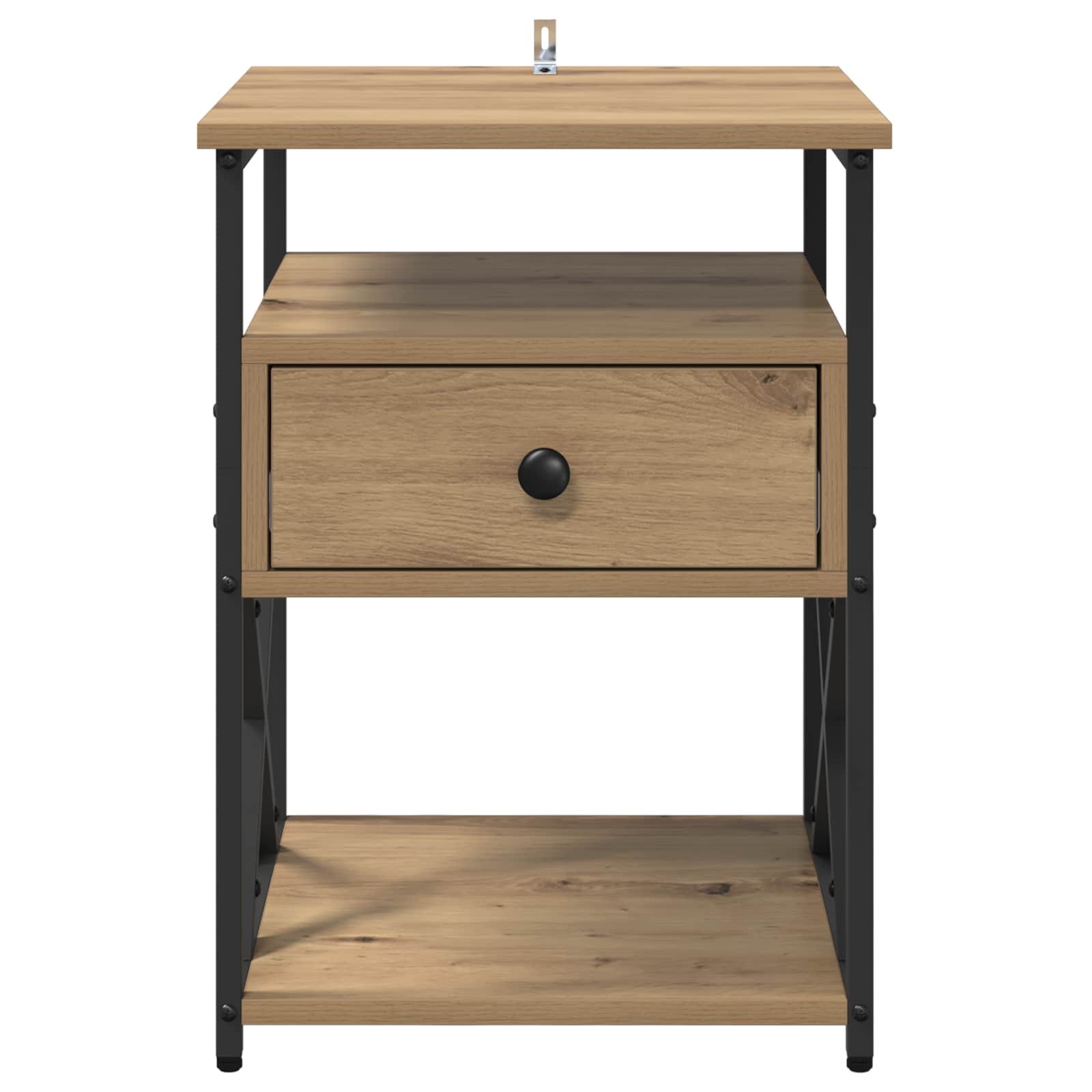 Nachttisch 2 Stk. Artisan-Eiche 40 x 42 x 55 cm Holzwerkstoff
