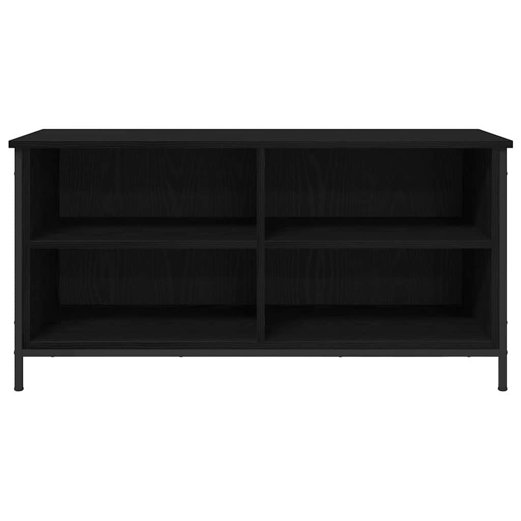 TV-Schränk 100 x 40 x 50 cm Schwarz Eichen-Optik Holzwerkstoff