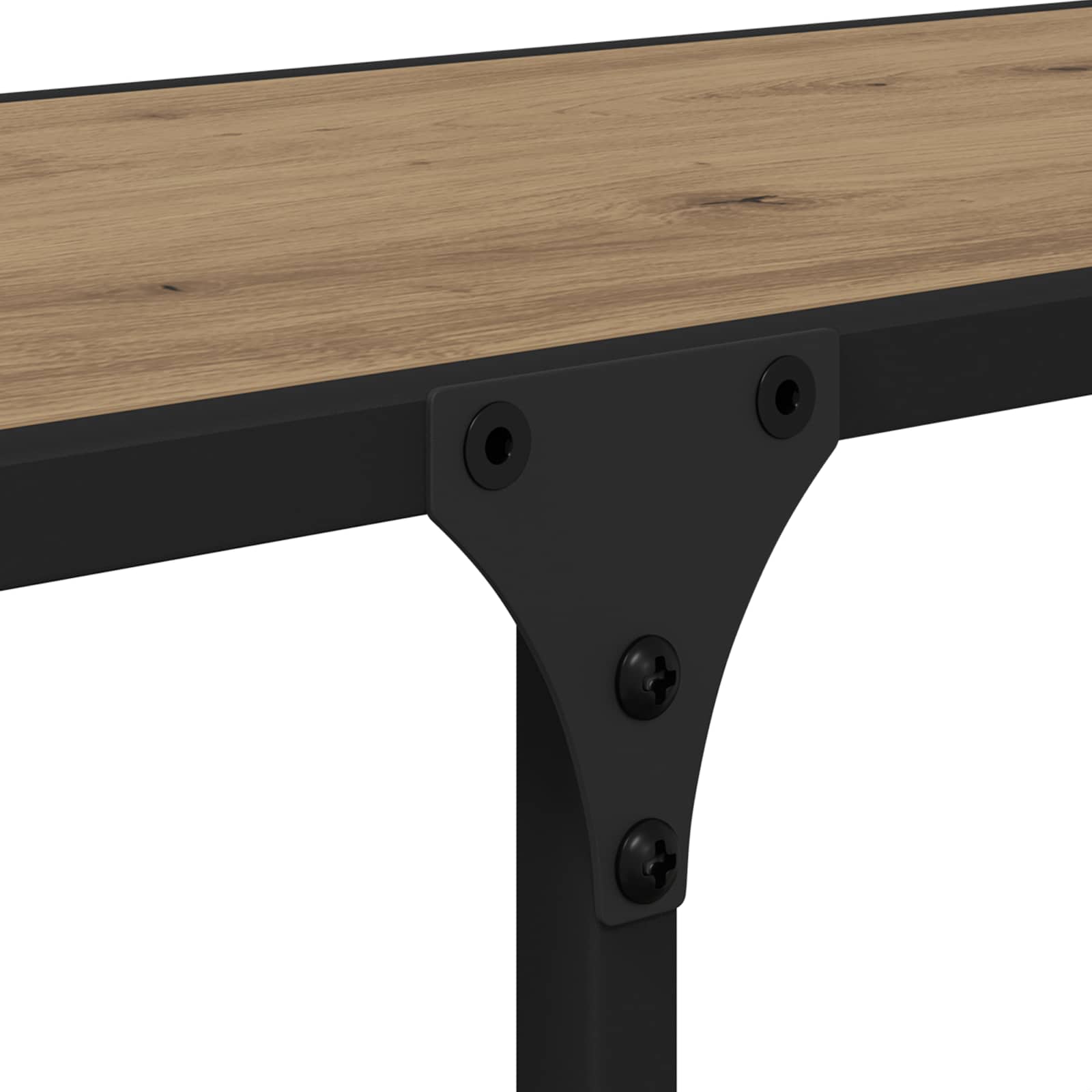 Regal 9 Ebenen 100 x 32 x 170 cm Holzwerkstoff Artisan-Eiche