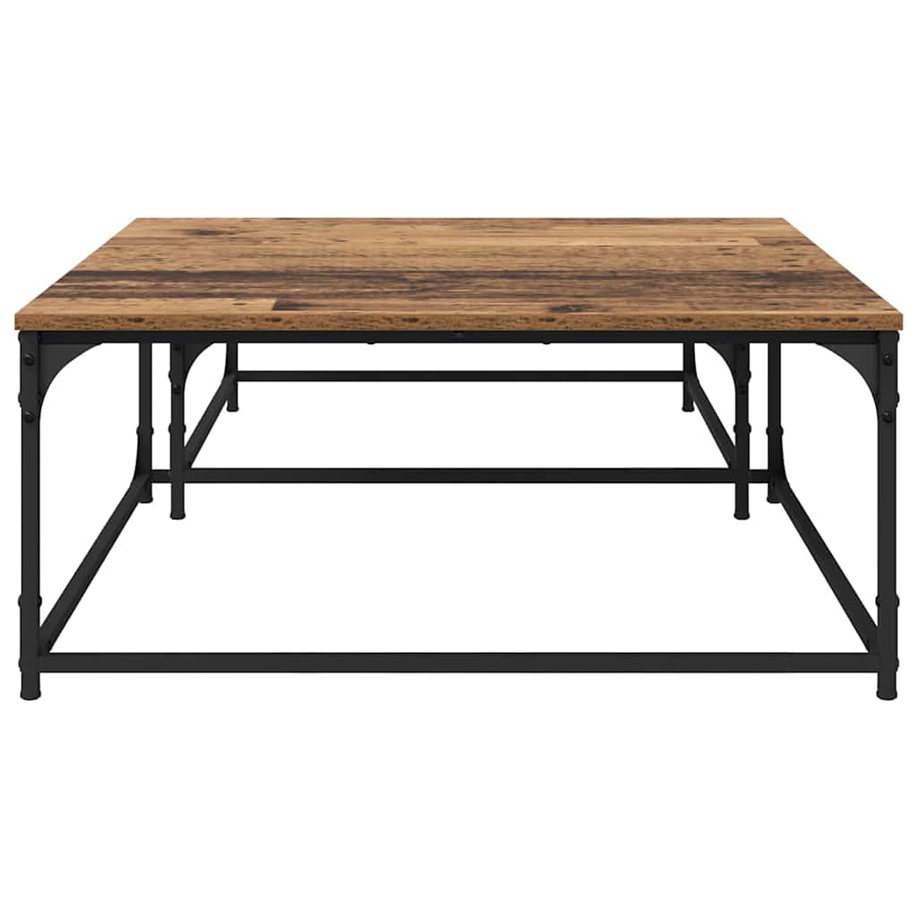 Couchtisch 2 stk. Altholz 80 x 80 x 35 cm Holzwerkstoff