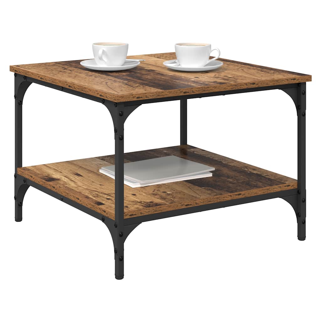 Couchtisch Altholz 55 x 55 x 40 cm Holzwerkstoff