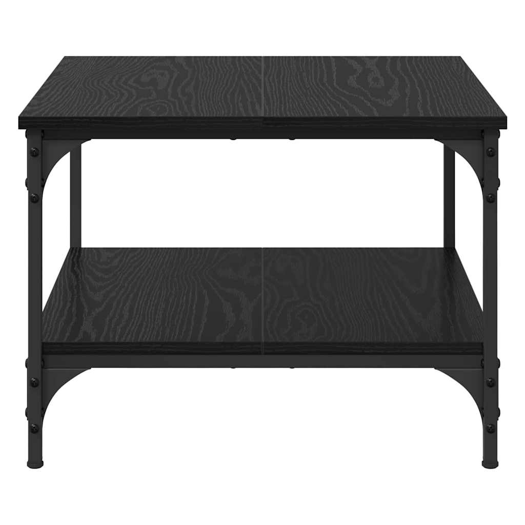 Couchtisch Schwarz Eichen-Optik 55 x 55 x 40 cm Holzwerkstoff