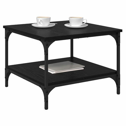 Couchtisch Schwarz Eichen-Optik 55 x 55 x 40 cm Holzwerkstoff