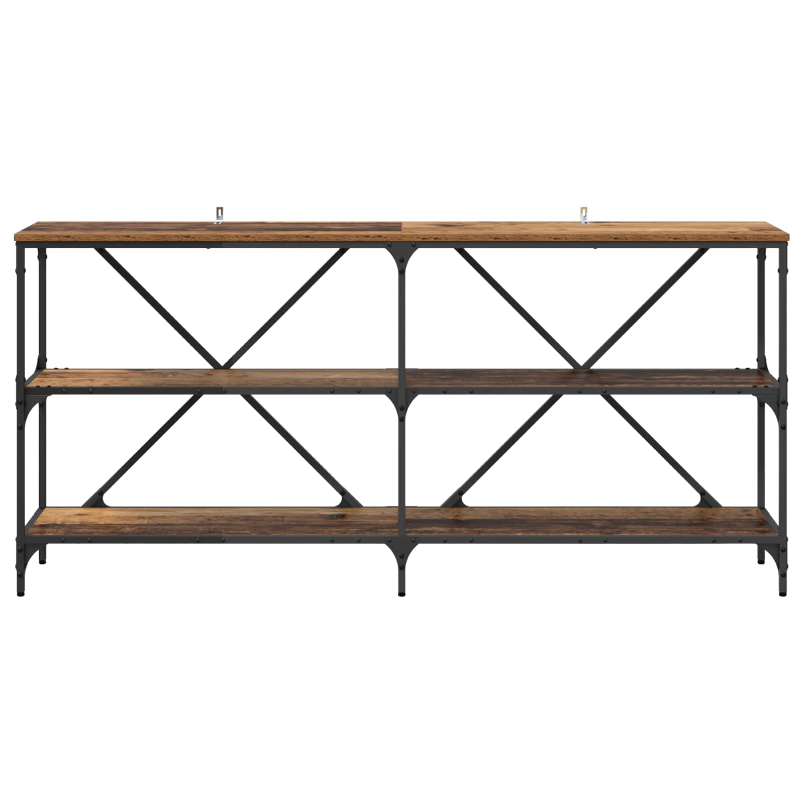 Konsolentisch Altholz 160 x 30 x 75 cm Holzwerkstoff