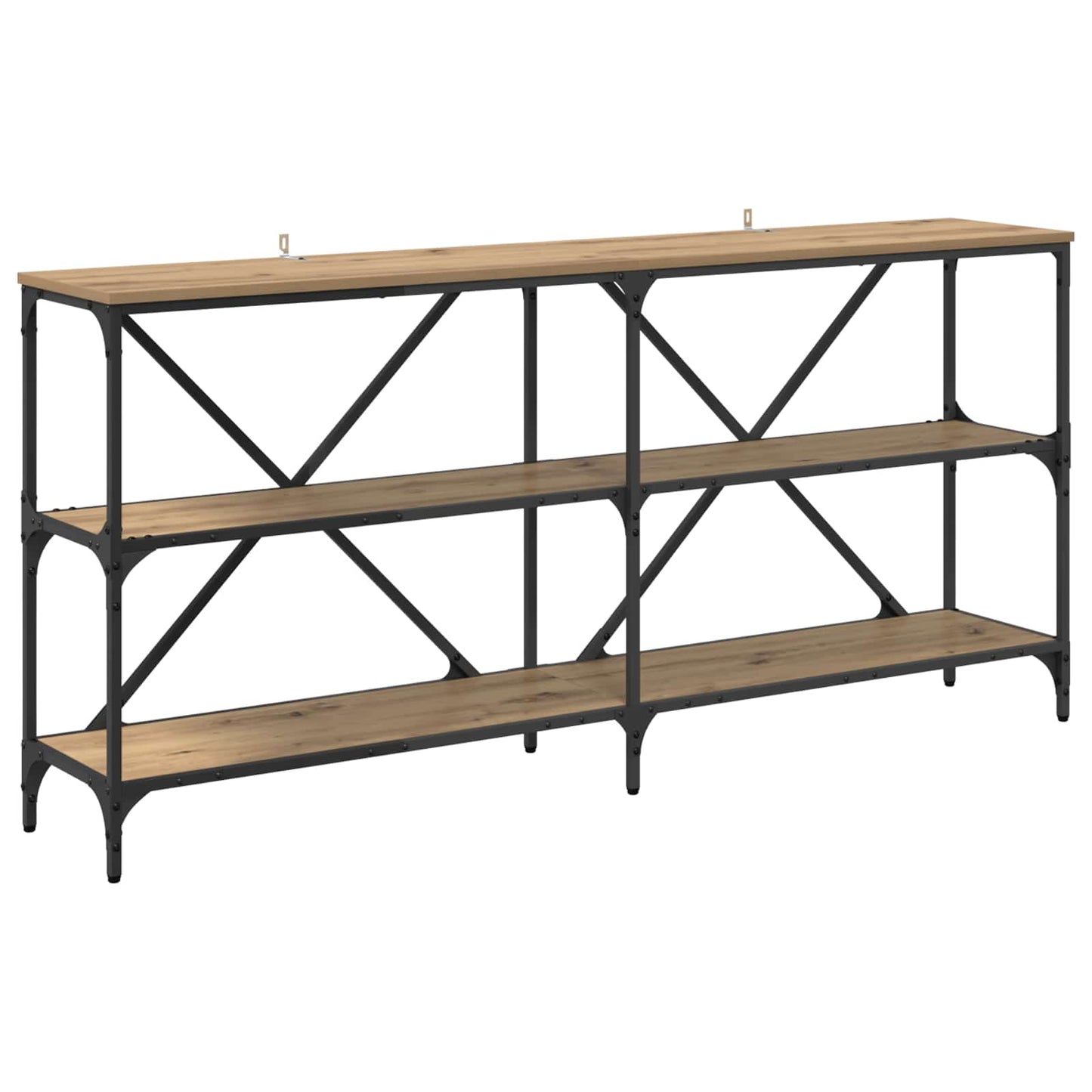 Konsolentisch Artisan-Eiche 160 x 30 x 75 cm Holzwerkstoff