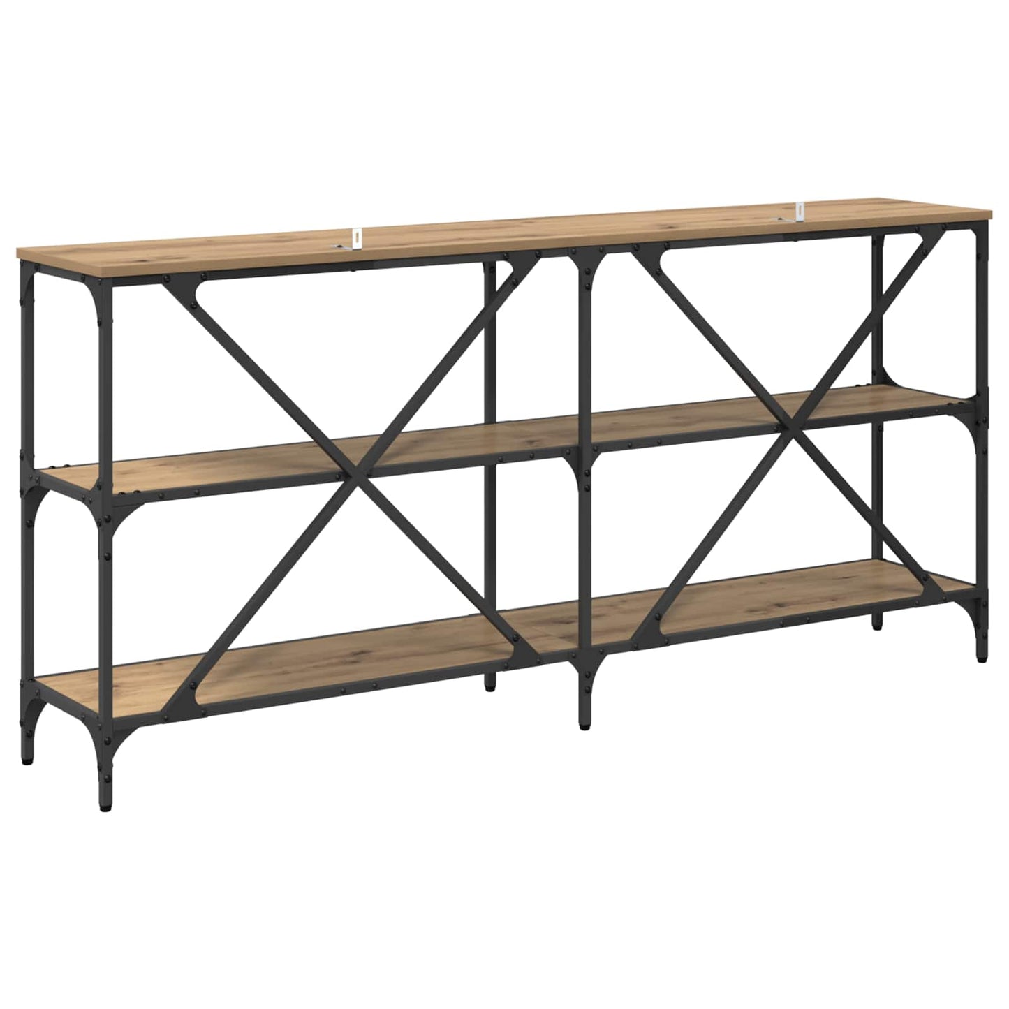 Konsolentisch Artisan-Eiche 160 x 30 x 75 cm Holzwerkstoff