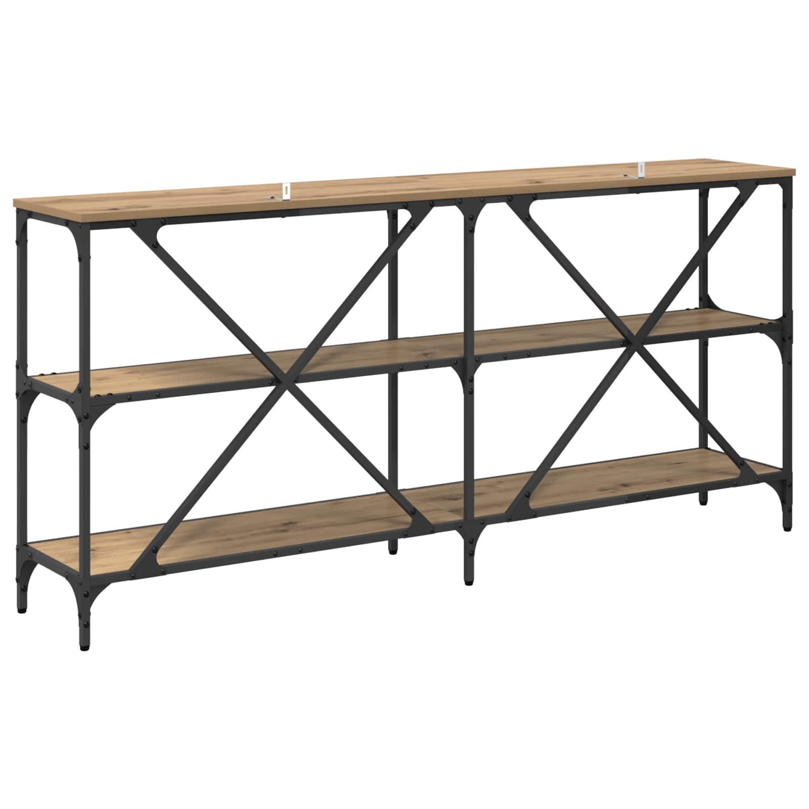 Konsolentisch Artisan-Eiche 160 x 30 x 75 cm Holzwerkstoff