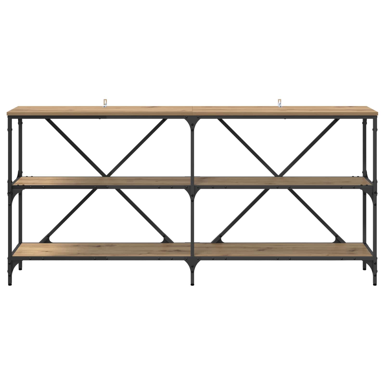 Konsolentisch Artisan-Eiche 160 x 30 x 75 cm Holzwerkstoff