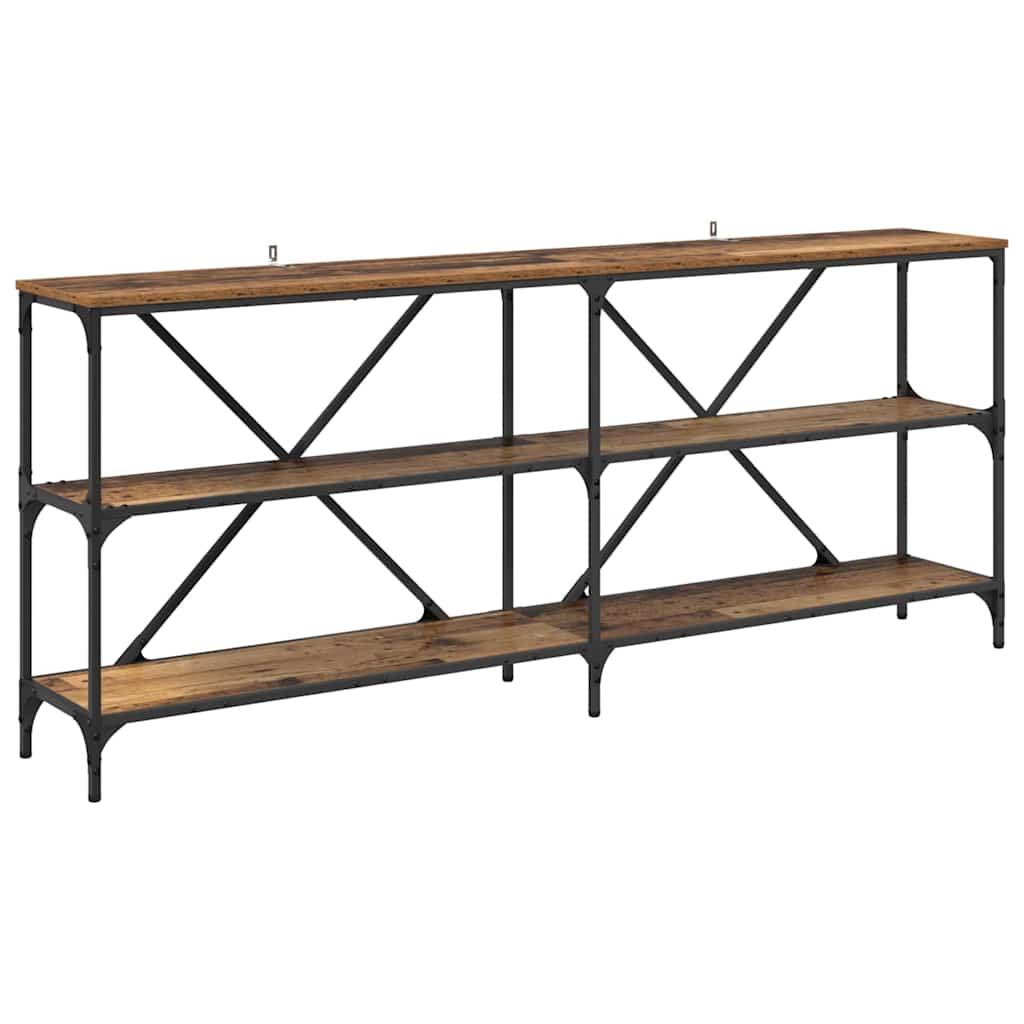 Konsolentisch Altholz 180 x 30 x 75 cm Holzwerkstoff
