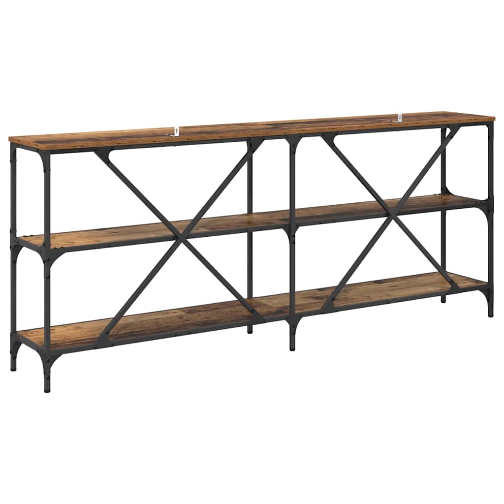 Konsolentisch Altholz 180 x 30 x 75 cm Holzwerkstoff