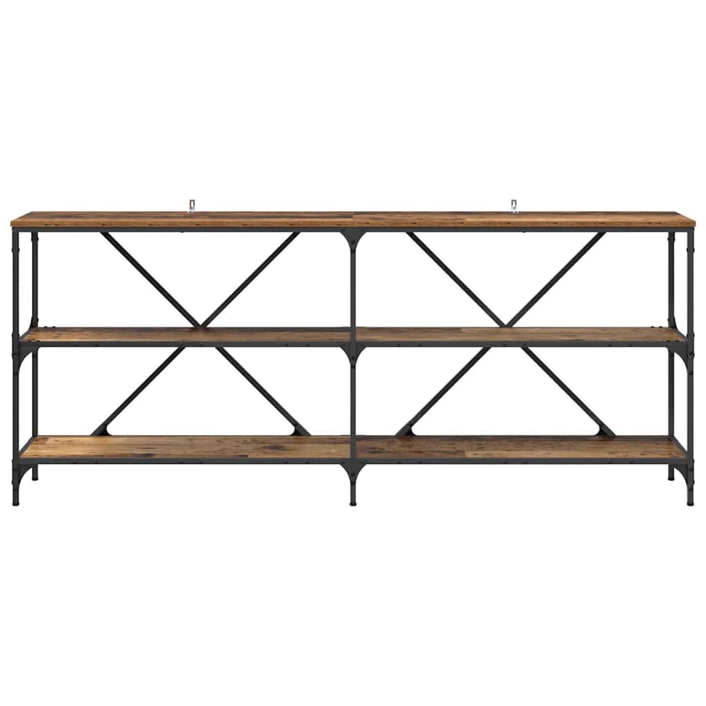 Konsolentisch Altholz 180 x 30 x 75 cm Holzwerkstoff