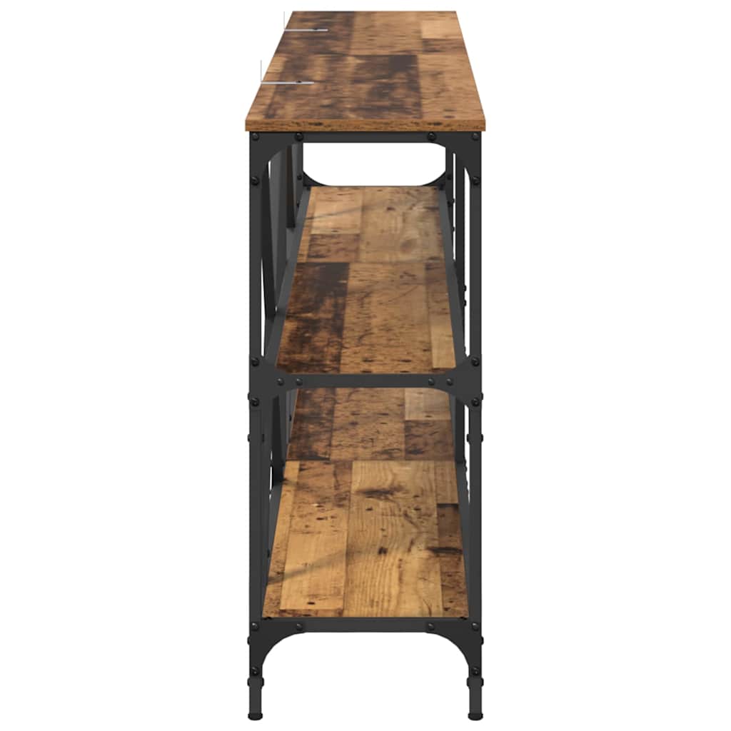 Konsolentisch Altholz 180 x 30 x 75 cm Holzwerkstoff