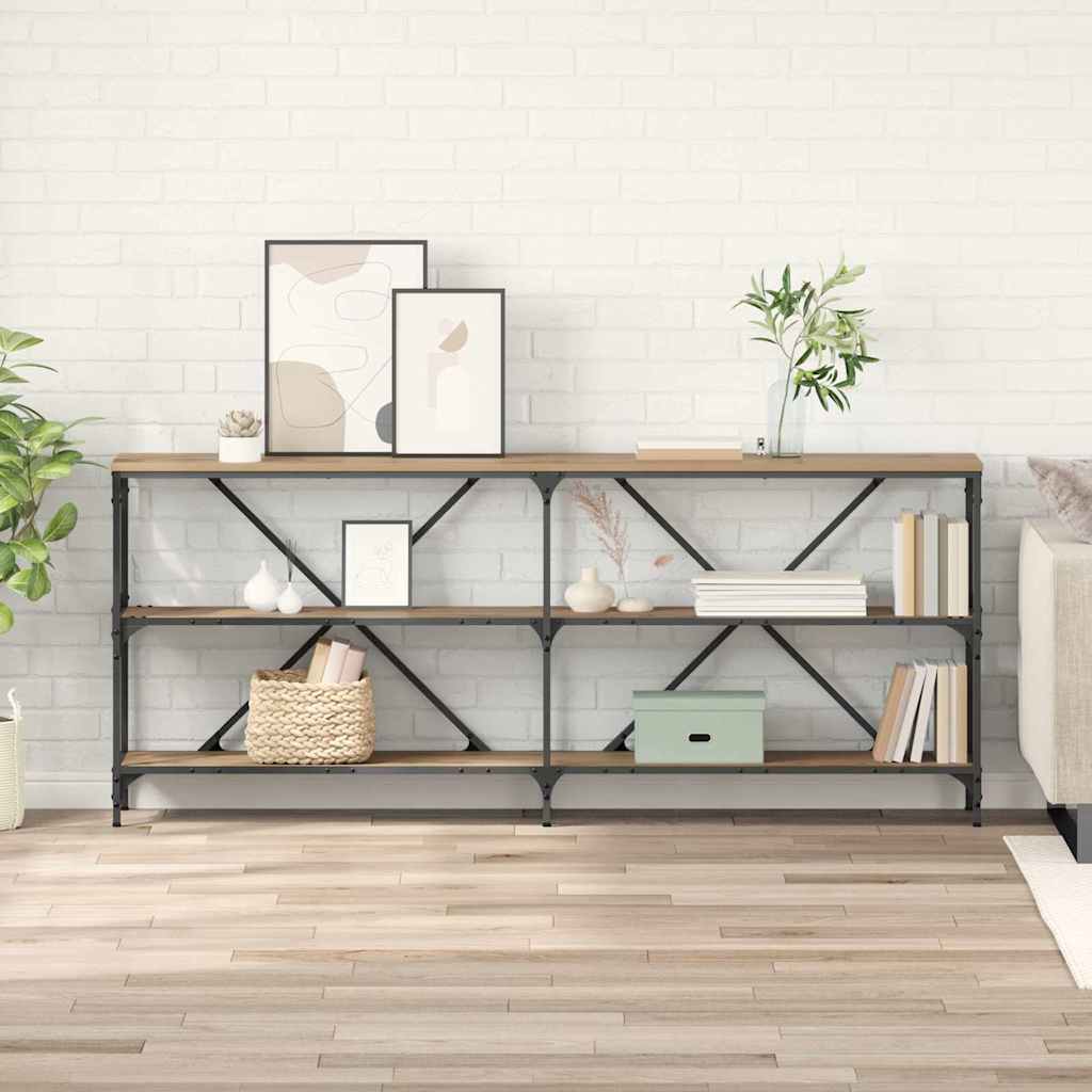 Konsolentisch Artisan-Eiche 180 x 30 x 75 cm Holzwerkstoff