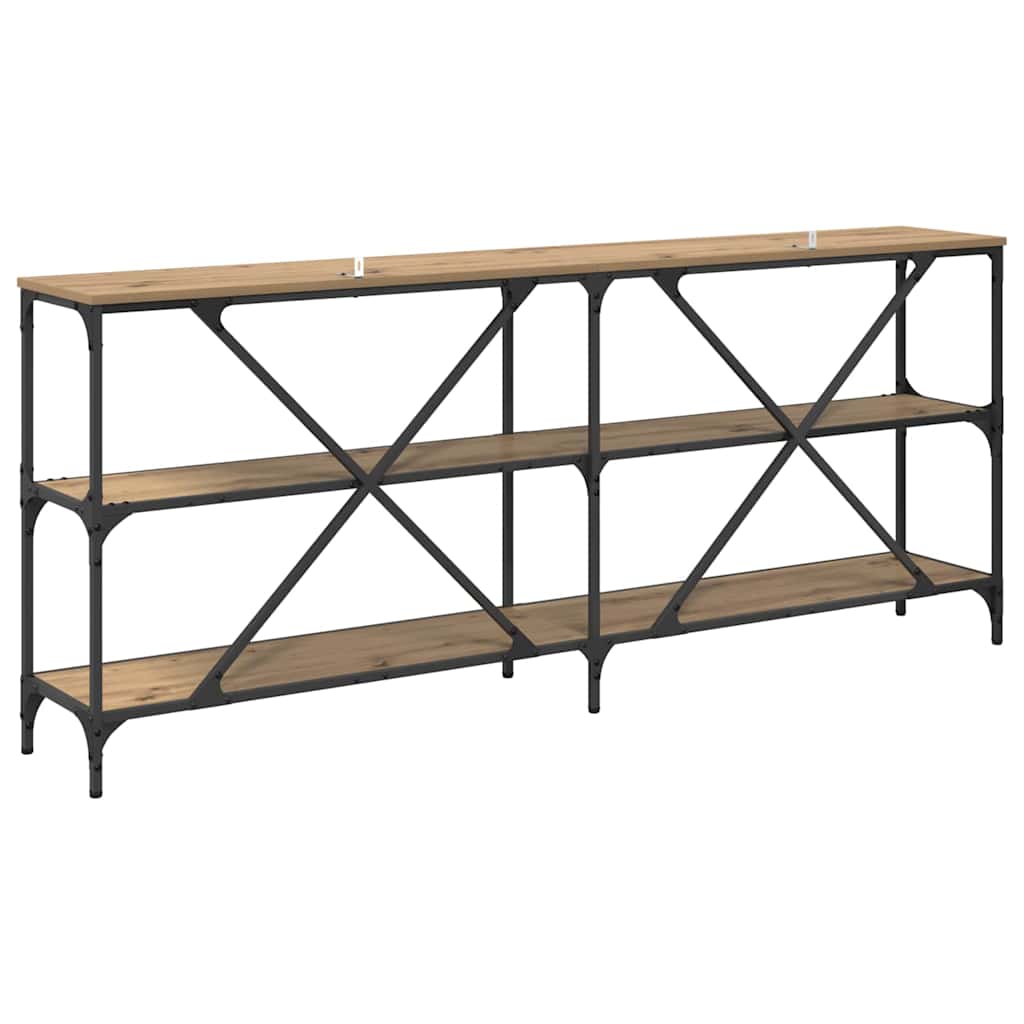 Konsolentisch Artisan-Eiche 180 x 30 x 75 cm Holzwerkstoff