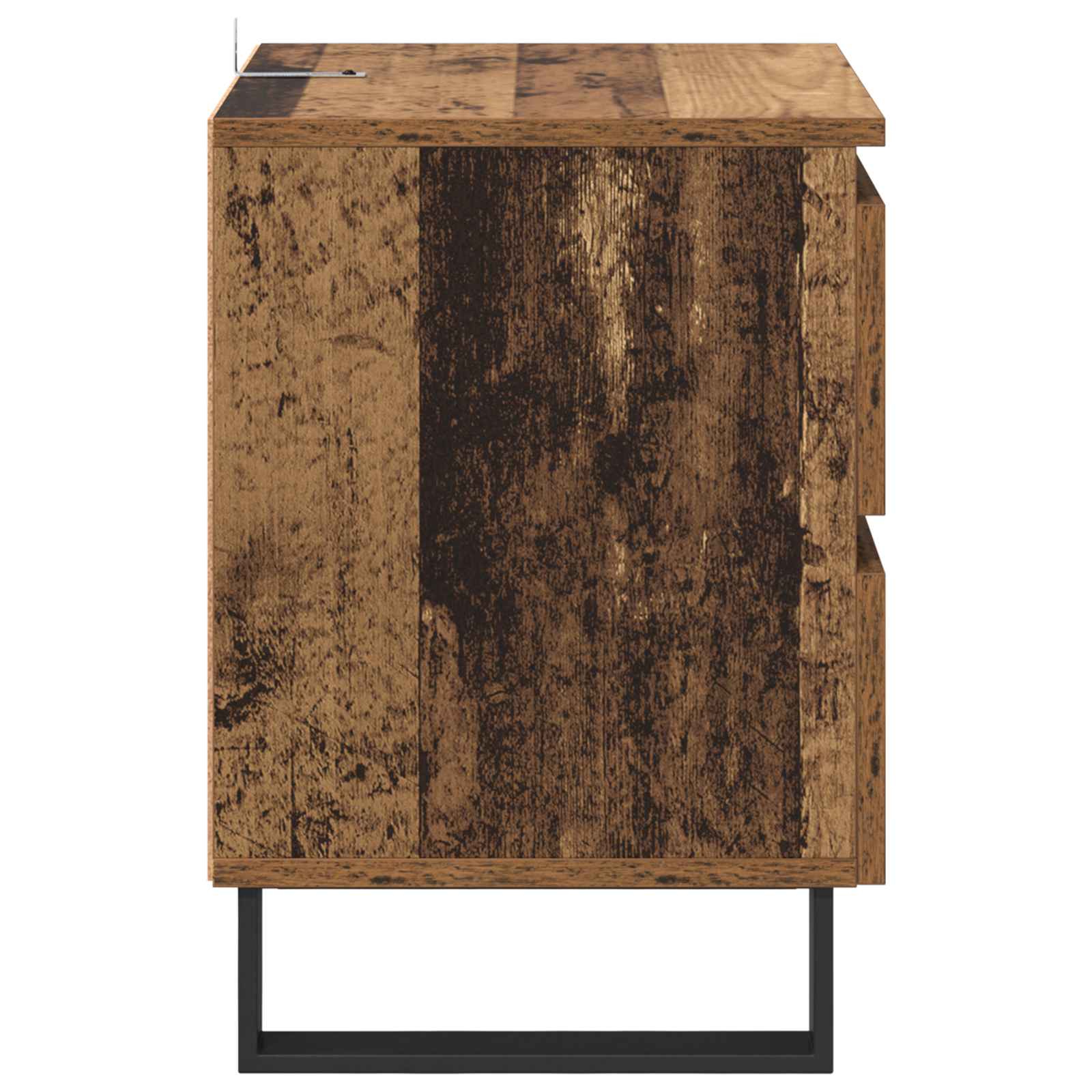 Nachttisch 2 stk. Altholz 40 x 35 x 50 cm Holzwerkstoff
