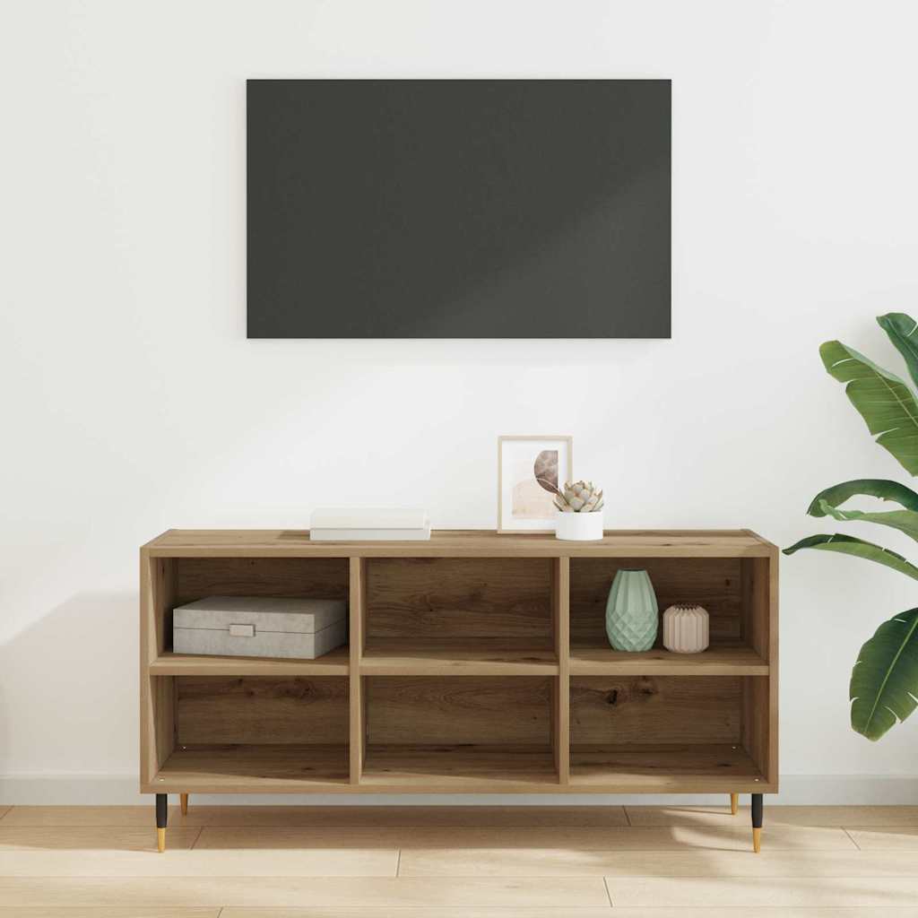 TV-Schränk 103,5 x 30 x 50 cm Artisan-Eiche Holzwerkstoff