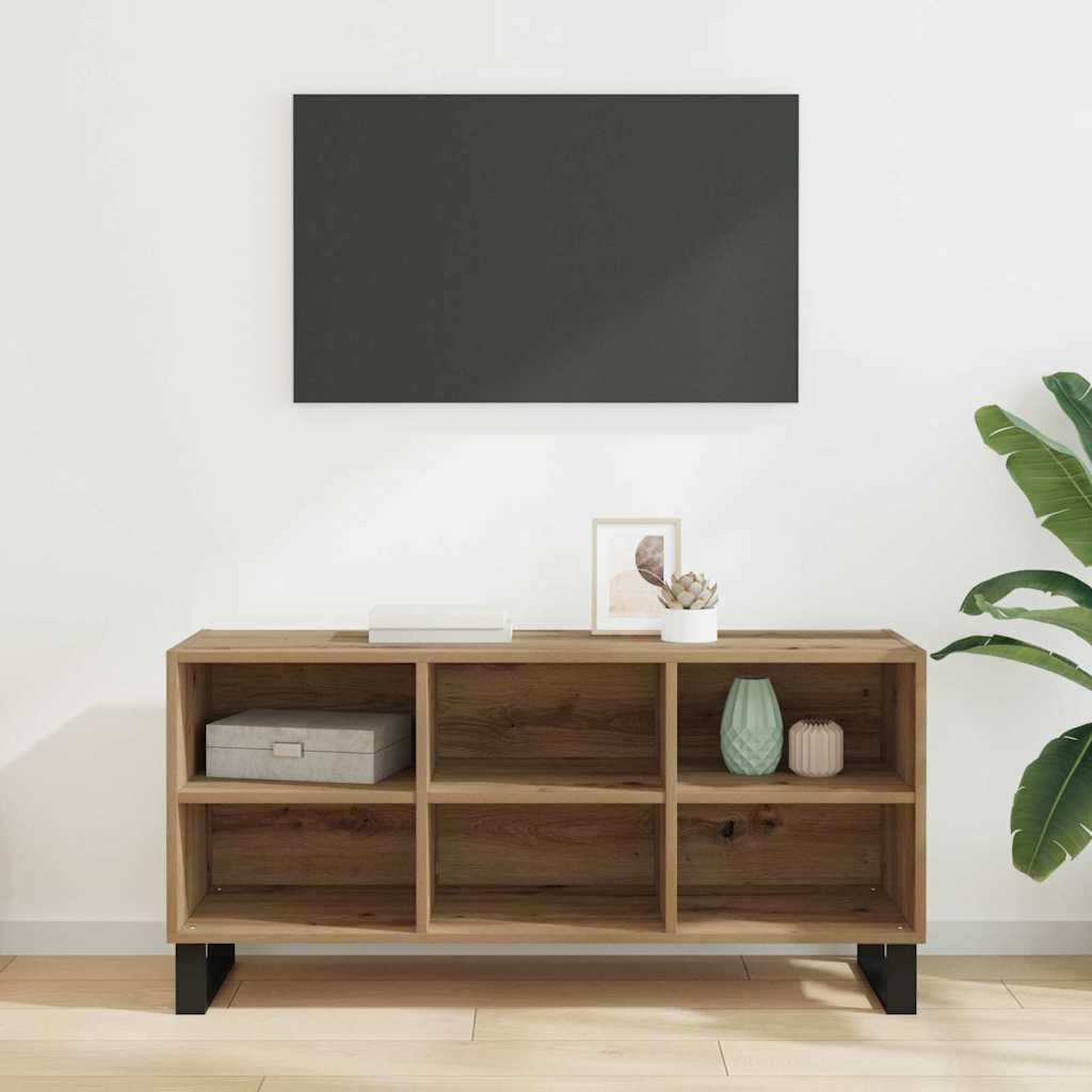 TV-Schränk 103,5 x 30 x 50 cm Artisan-Eiche Holzwerkstoff