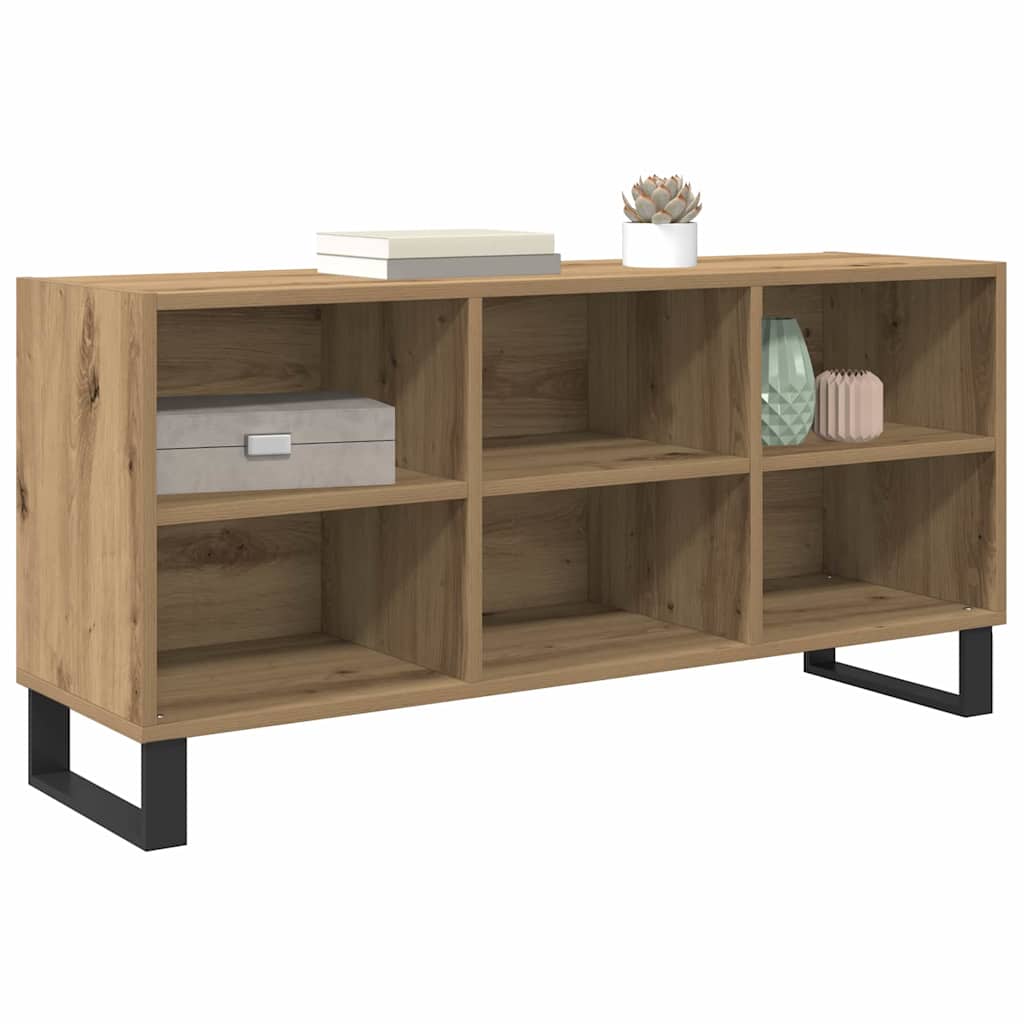 TV-Schränk 103,5 x 30 x 50 cm Artisan-Eiche Holzwerkstoff