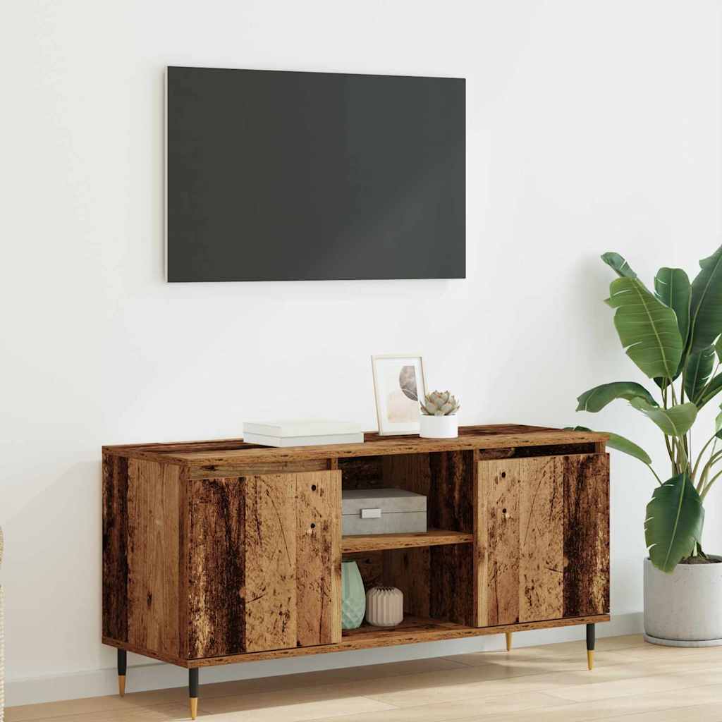 TV-Schränk 104 x 35 x 50 cm Altholz Holzwerkstoff