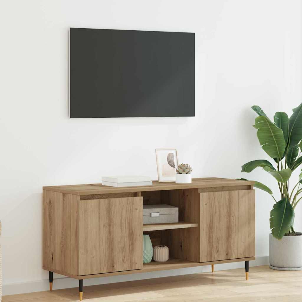 TV-Schränk 104 x 35 x 50 cm Artisan-Eiche Holzwerkstoff