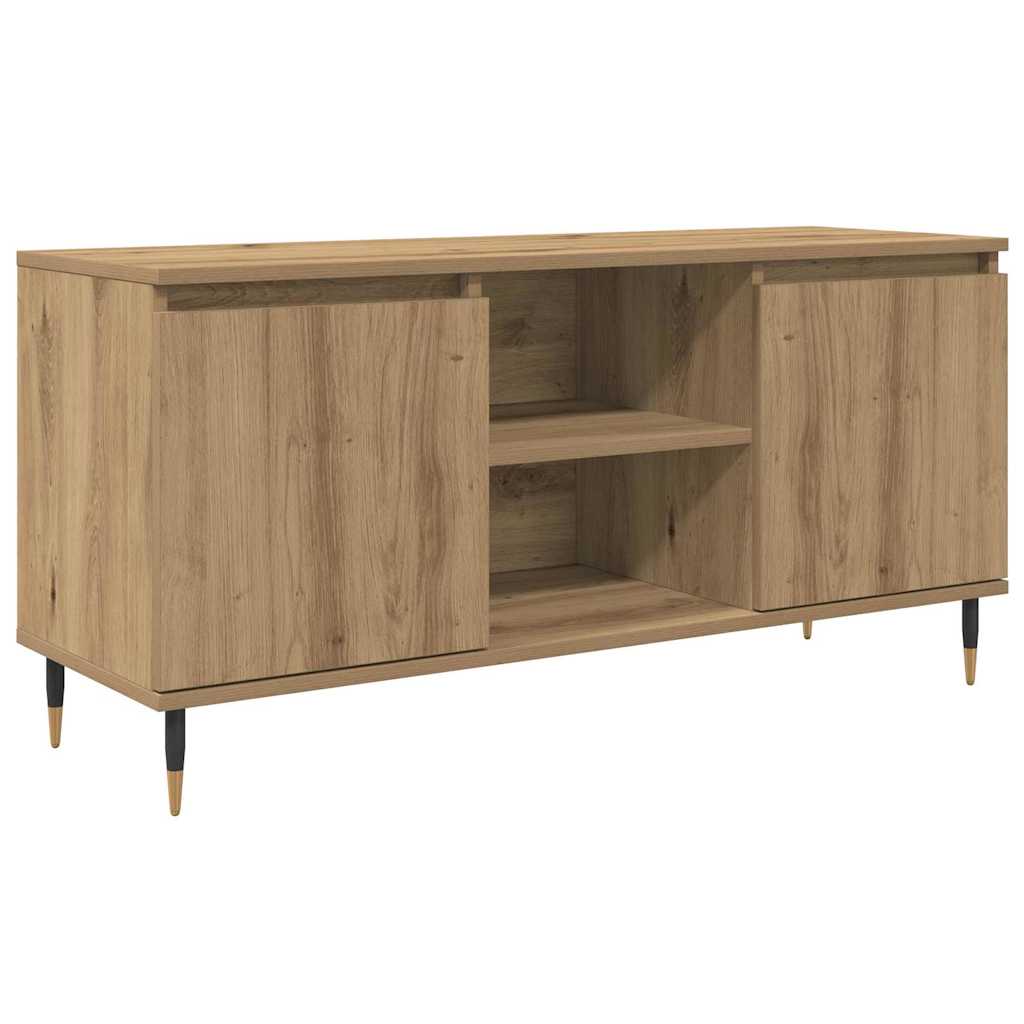 TV-Schränk 104 x 35 x 50 cm Artisan-Eiche Holzwerkstoff