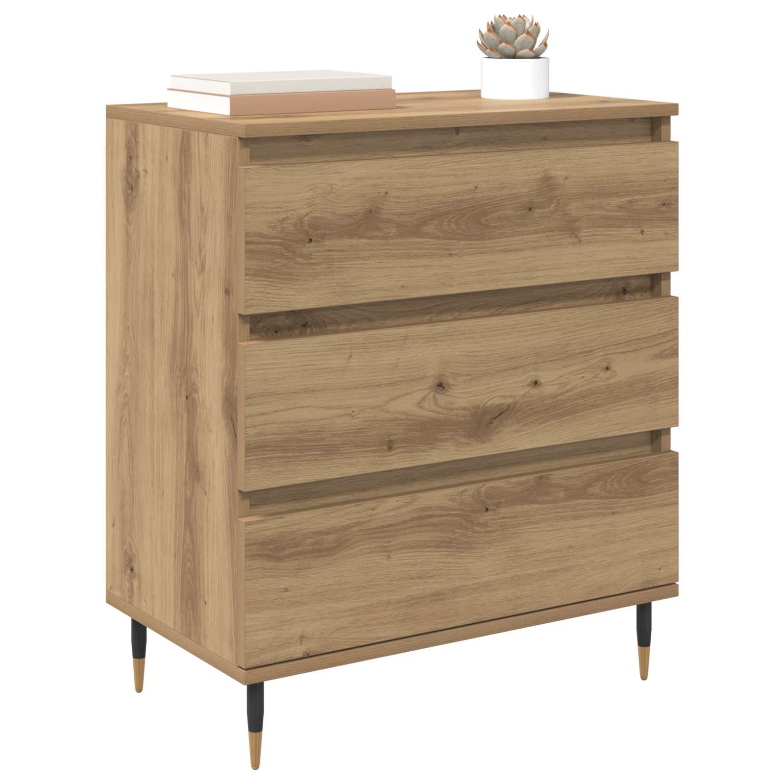 Sideboard Artisan-Eiche 60 x 35 x 70 cm Holzwerkstoff
