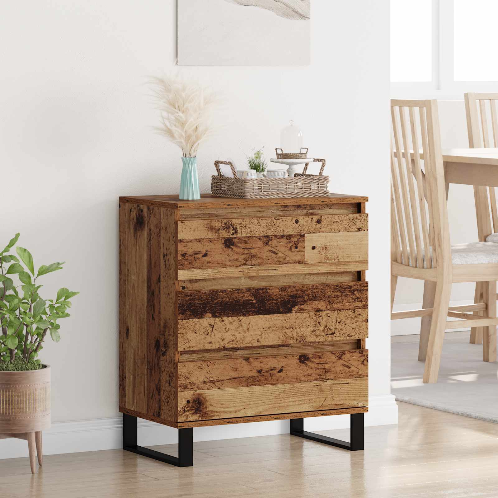 Sideboard Altholz 60 x 35 x 70 cm Holzwerkstoff