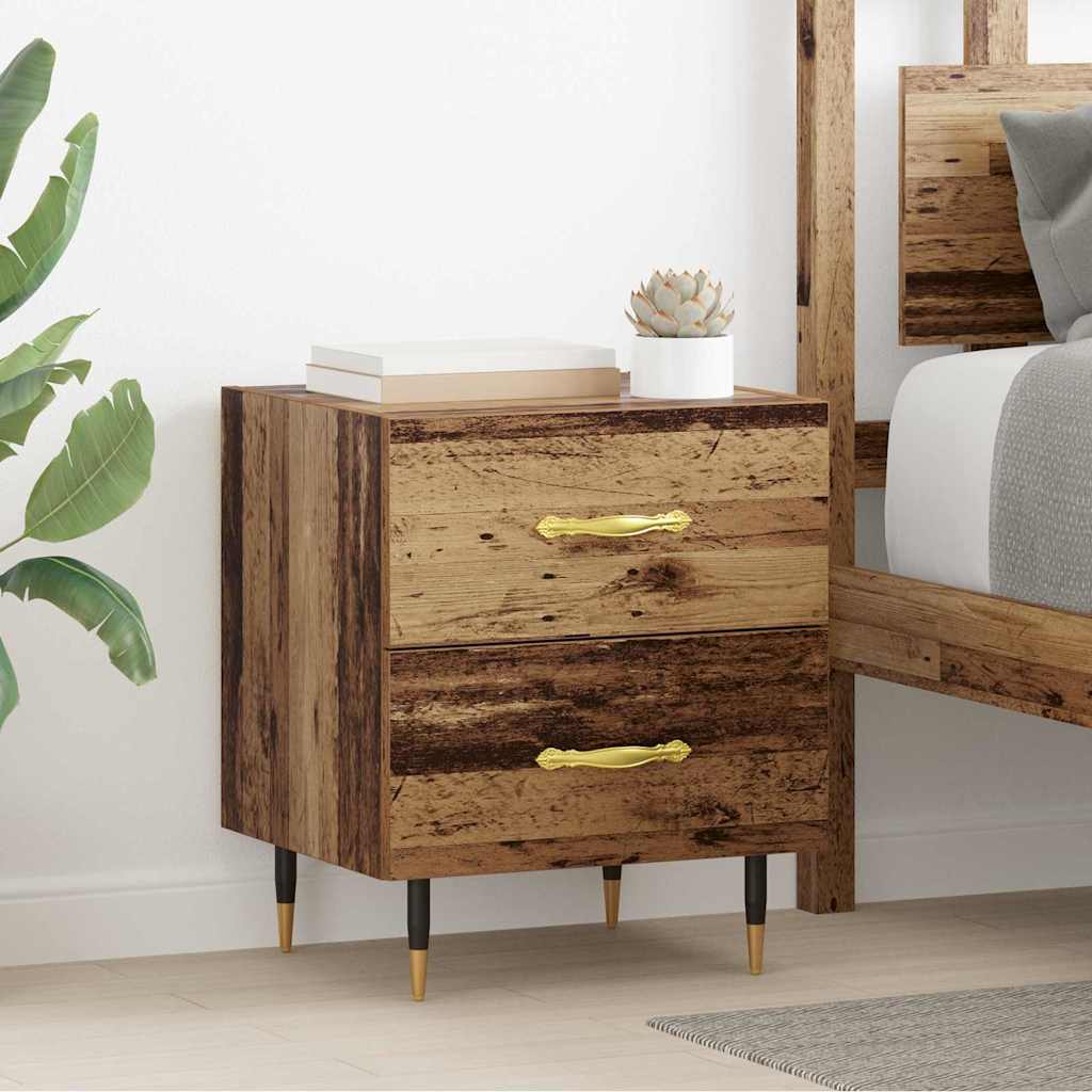 Nachttisch Altholz 40 x 35 x 47,5 cm Holzwerkstoff