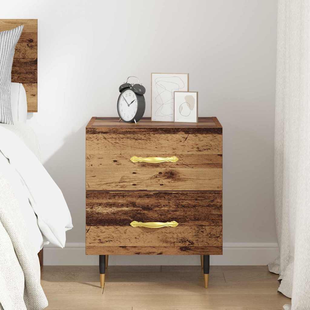 Nachttisch Altholz 40 x 35 x 47,5 cm Holzwerkstoff