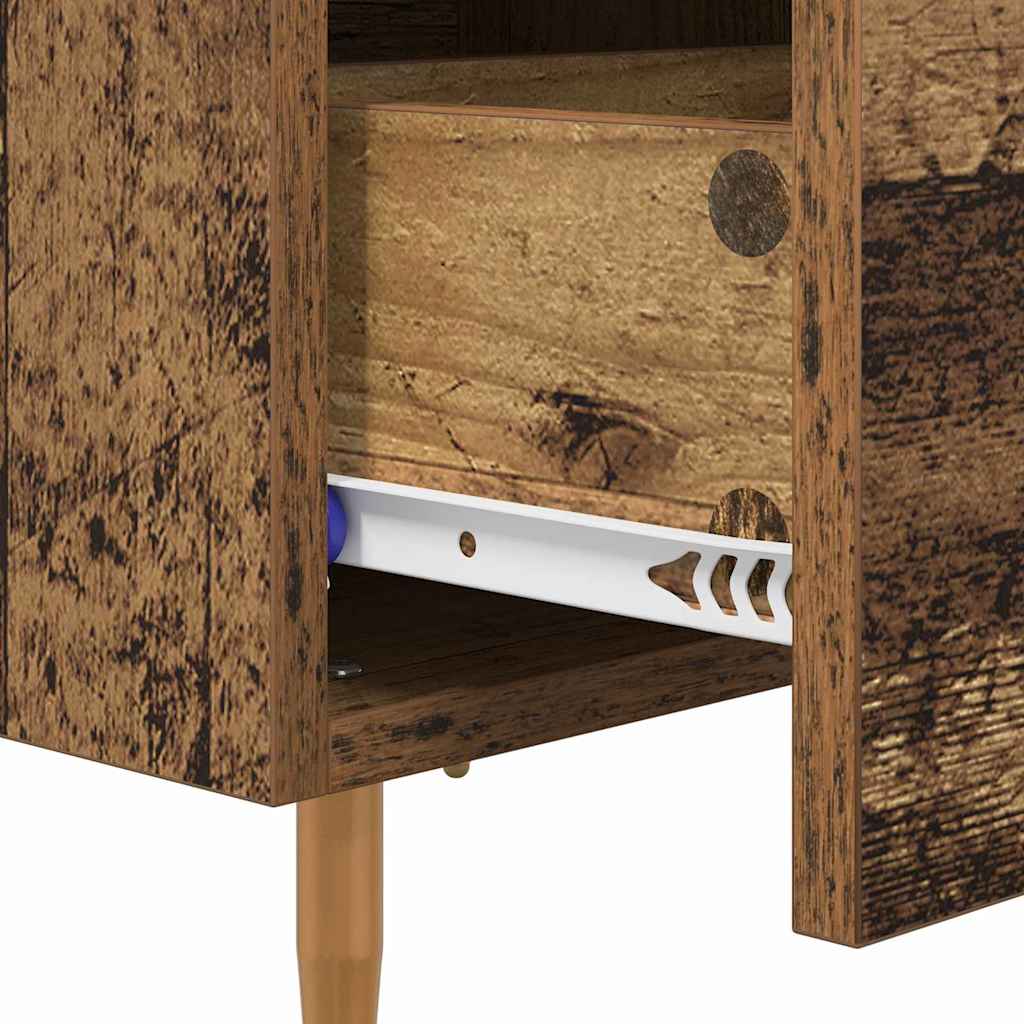 Nachttisch Altholz 40 x 35 x 47,5 cm Holzwerkstoff