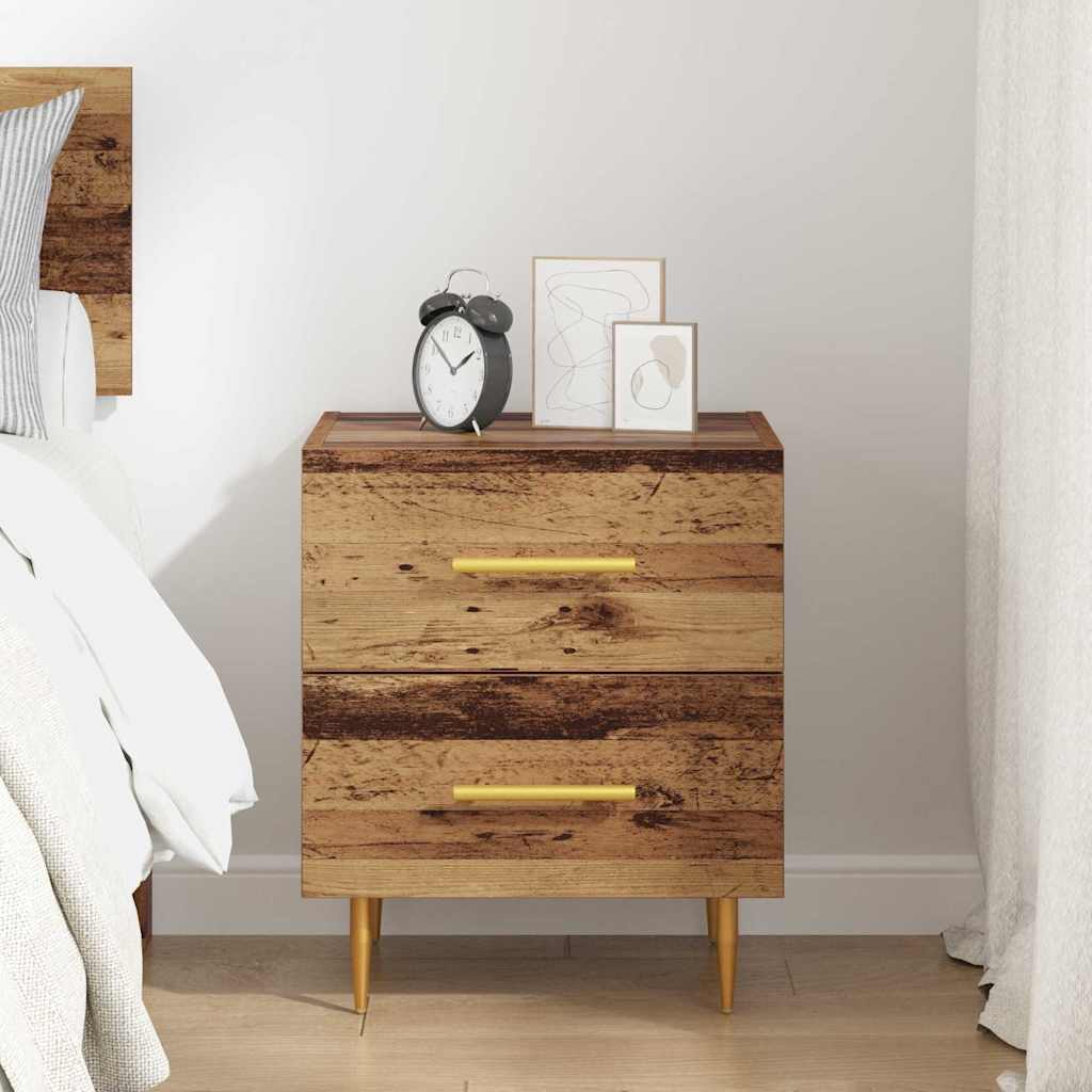 Nachttisch Altholz 40 x 35 x 47,5 cm Holzwerkstoff