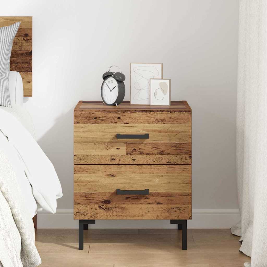 Nachttisch Altholz 40 x 35 x 47,5 cm Holzwerkstoff