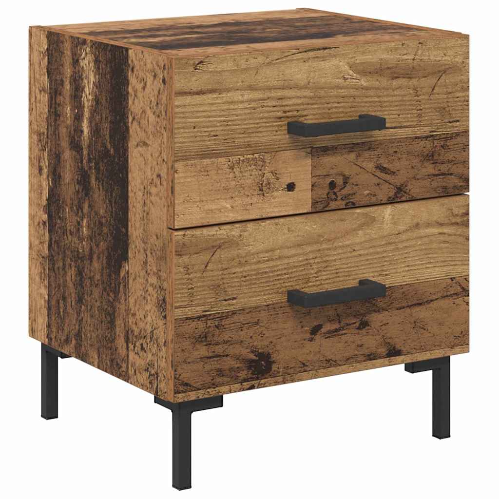 Nachttisch 2 stk. Altholz 40 x 35 x 47,5 cm Holzwerkstoff