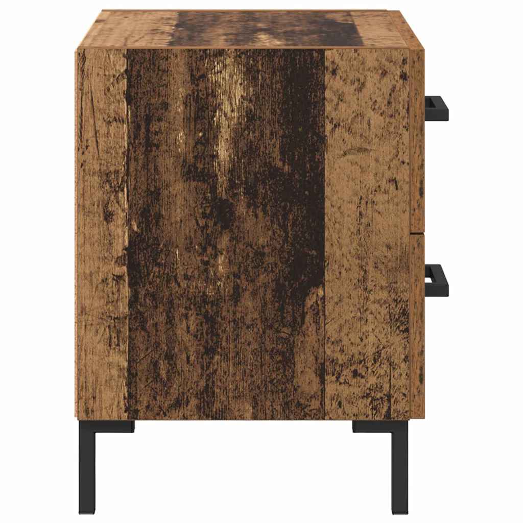 Nachttisch 2 stk. Altholz 40 x 35 x 47,5 cm Holzwerkstoff