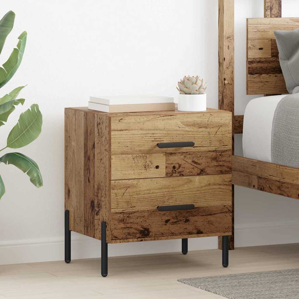 Nachttisch Altholz 40 x 35 x 47,5 cm Holzwerkstoff